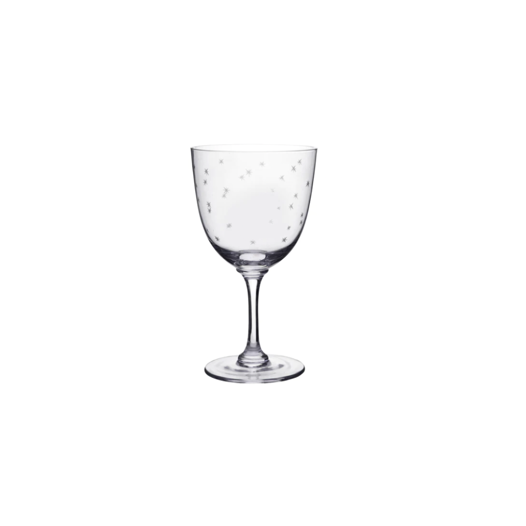 Star design wine glass