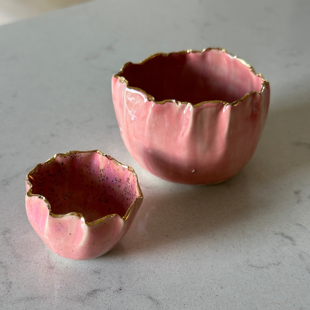 Pink pinch pot