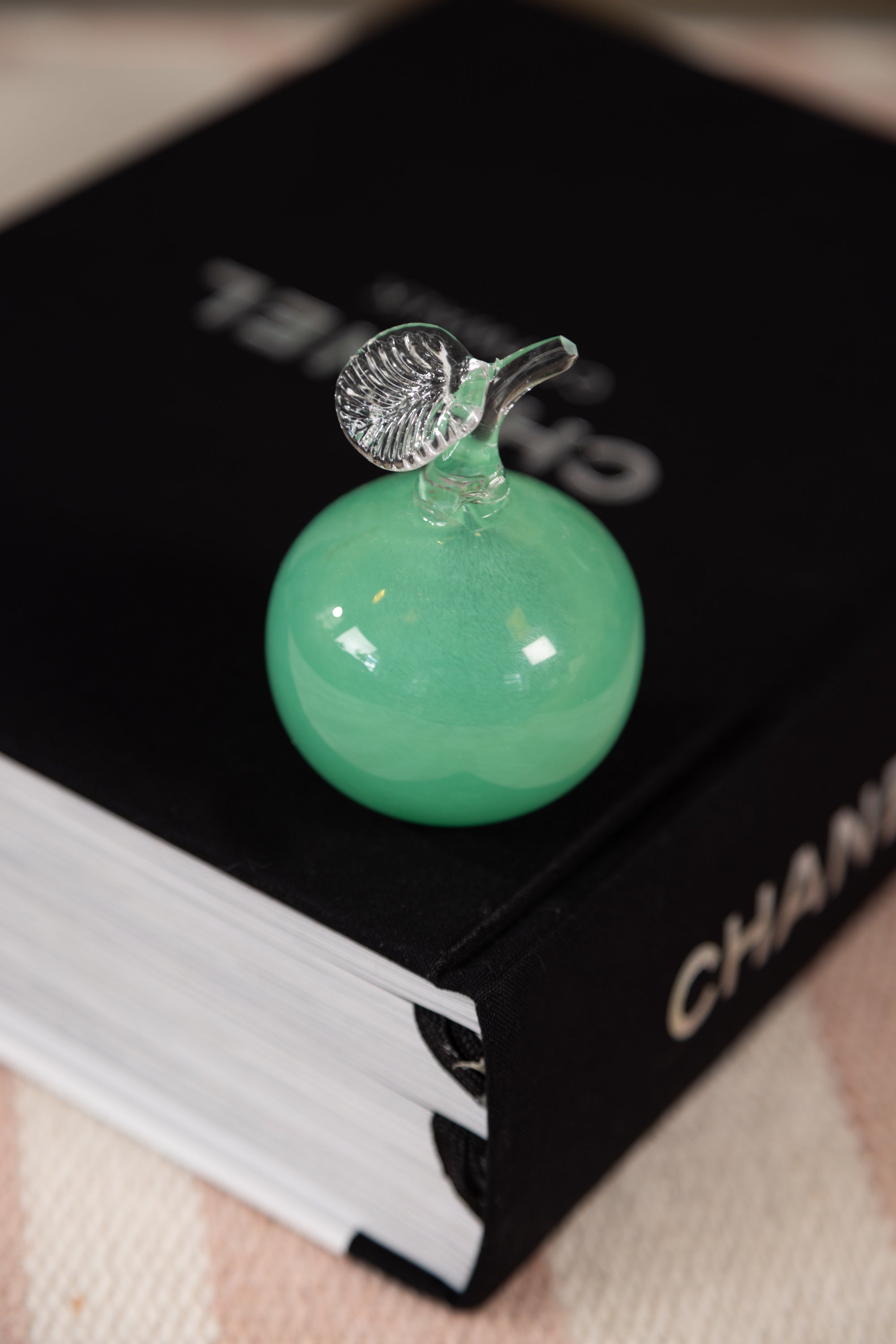 Glass Apple Decoration | Green