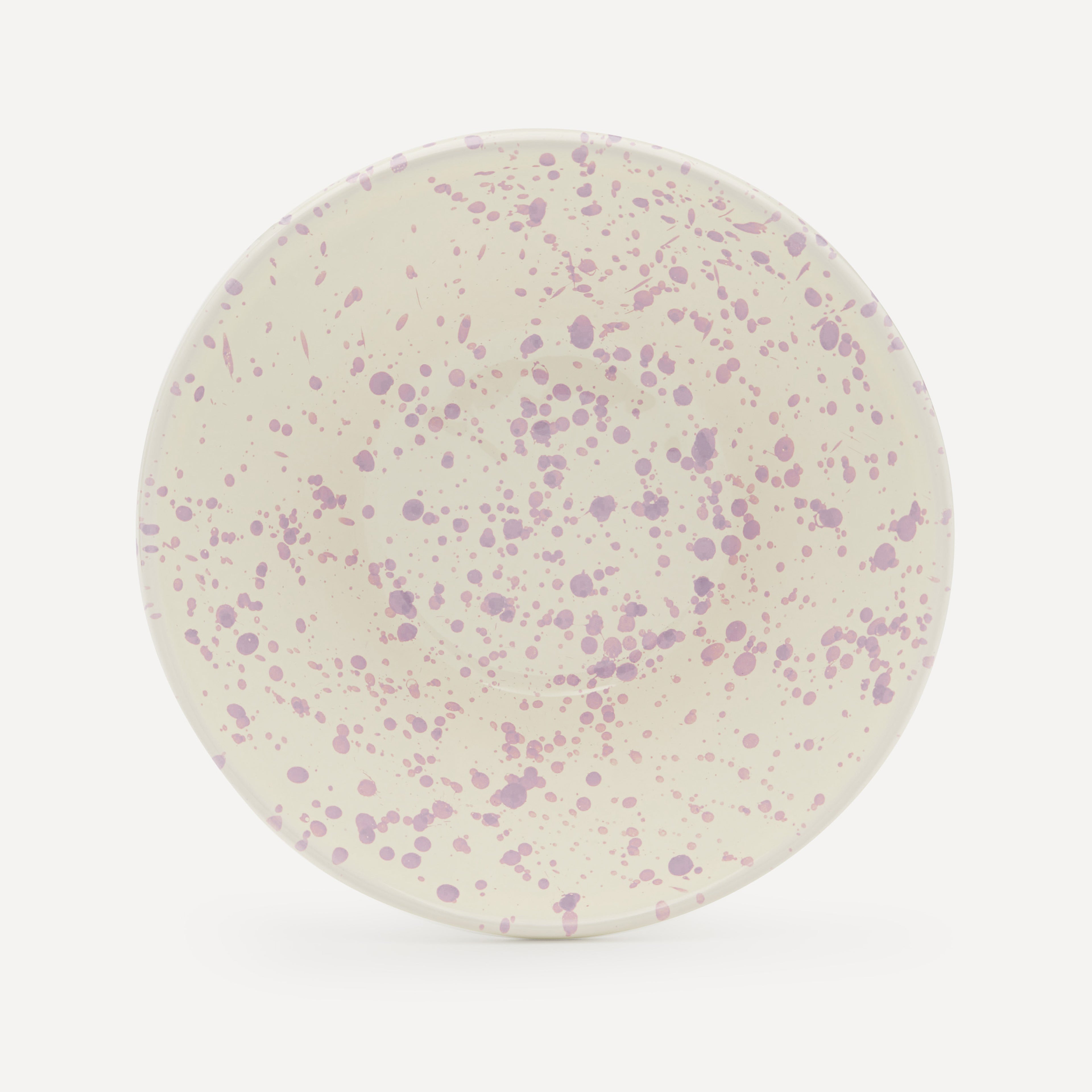 Lilac splatter dalad bowl