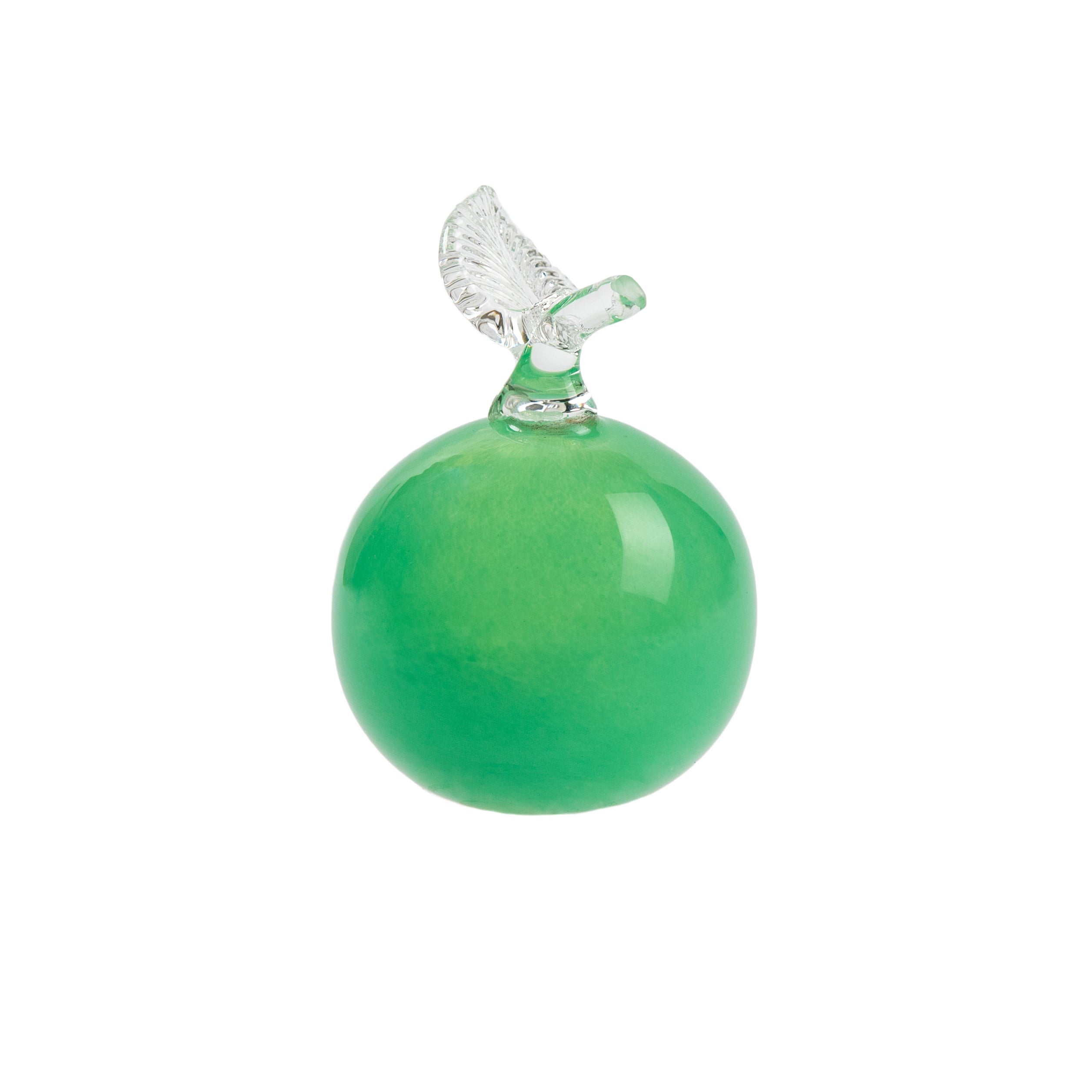 Glass Apple Decoration | Green