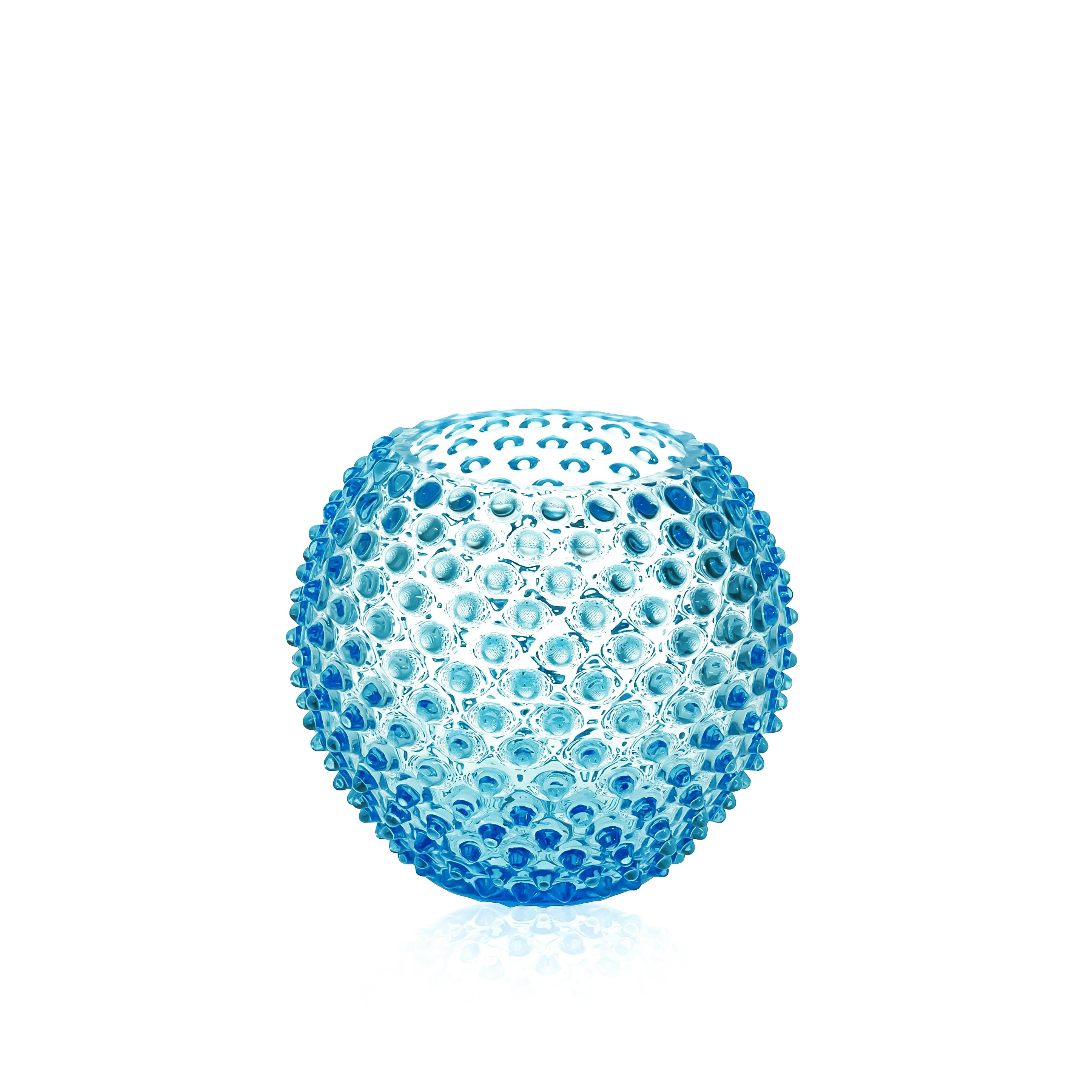 Hobnail Vase | Azure