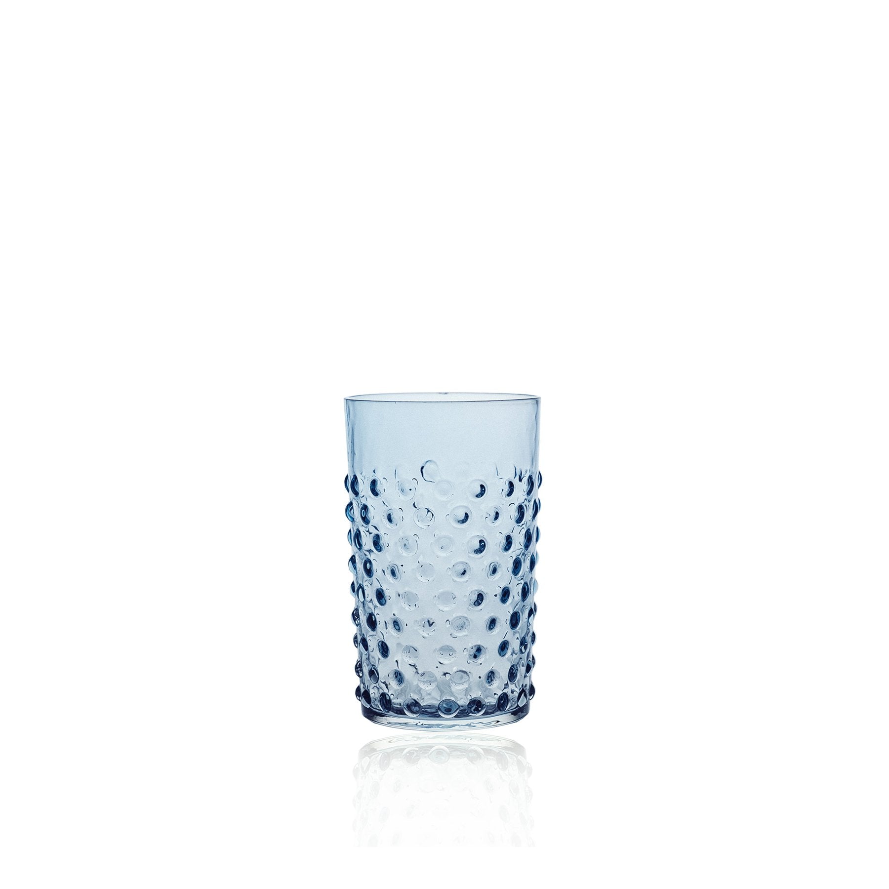 Hobnail Tumblers | Set of 6 | Underlay Smoke Blue