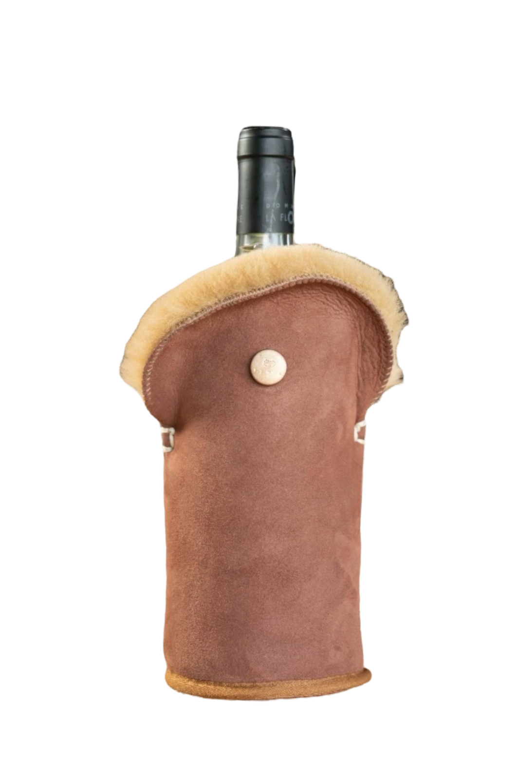 Chocolate suede wine cooler