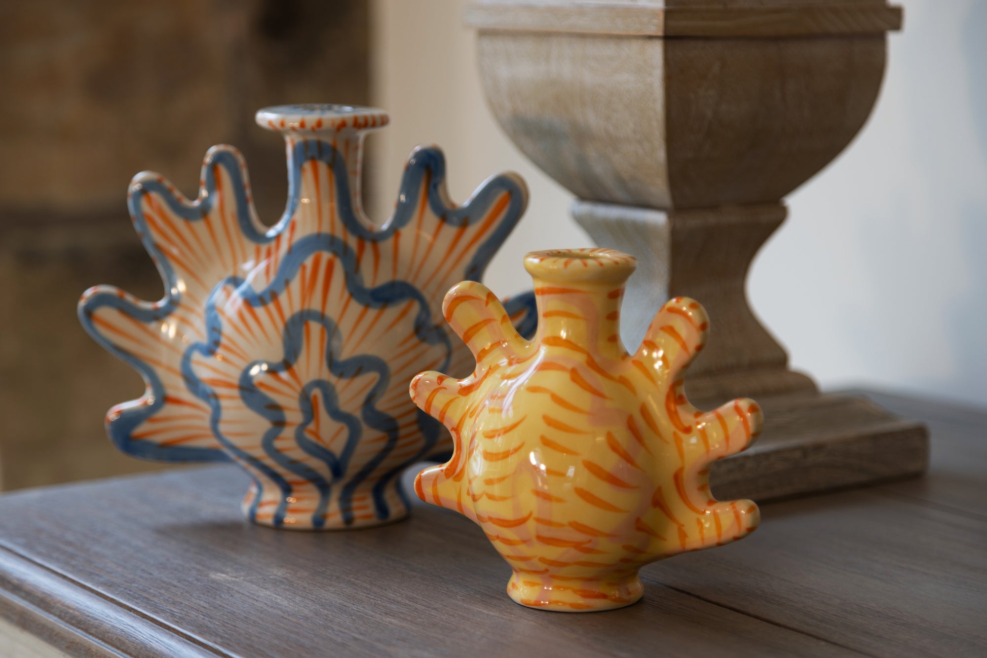 Shellegance Candle Holder | Small | Lemon