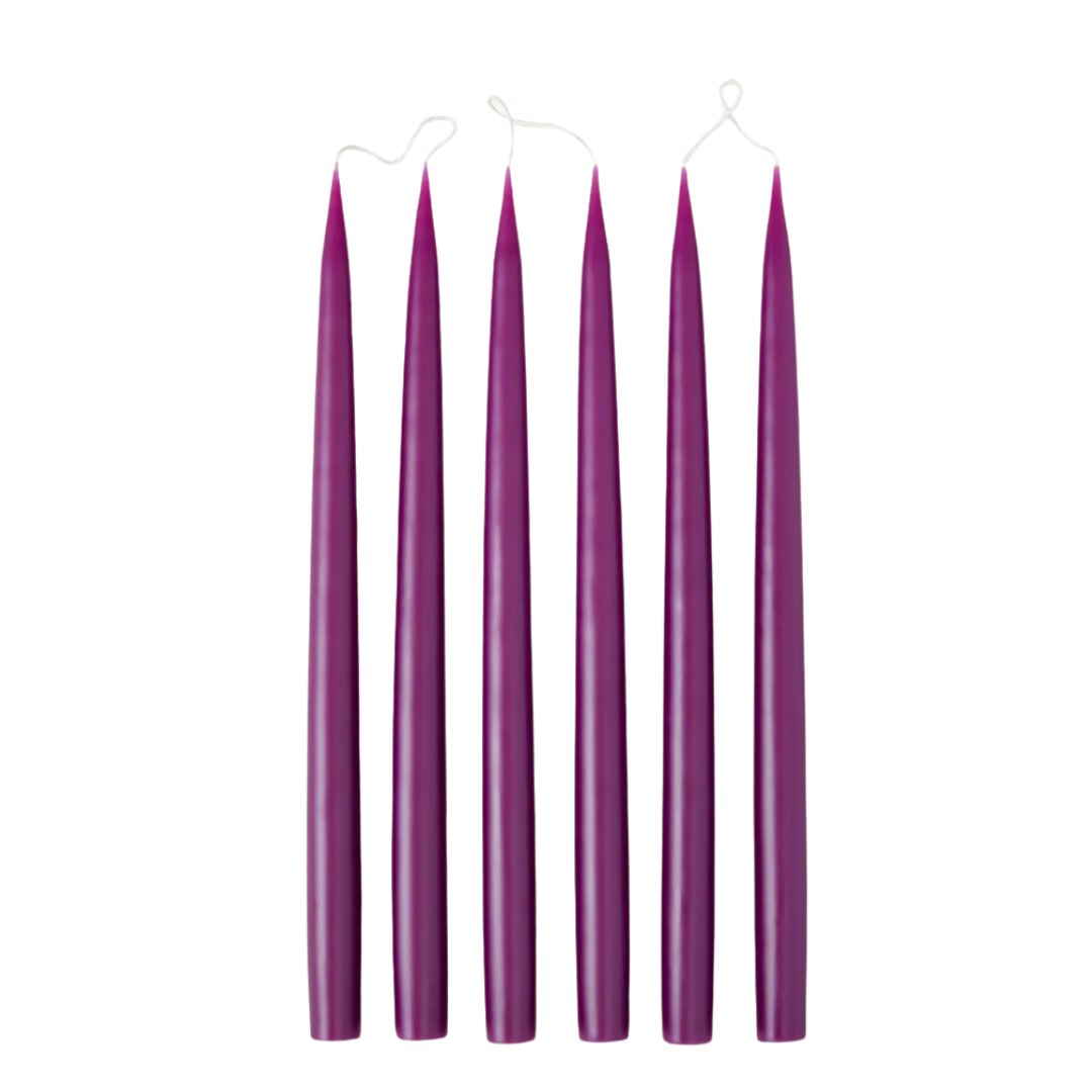 Taper Candle | 35cm | Dark Heather