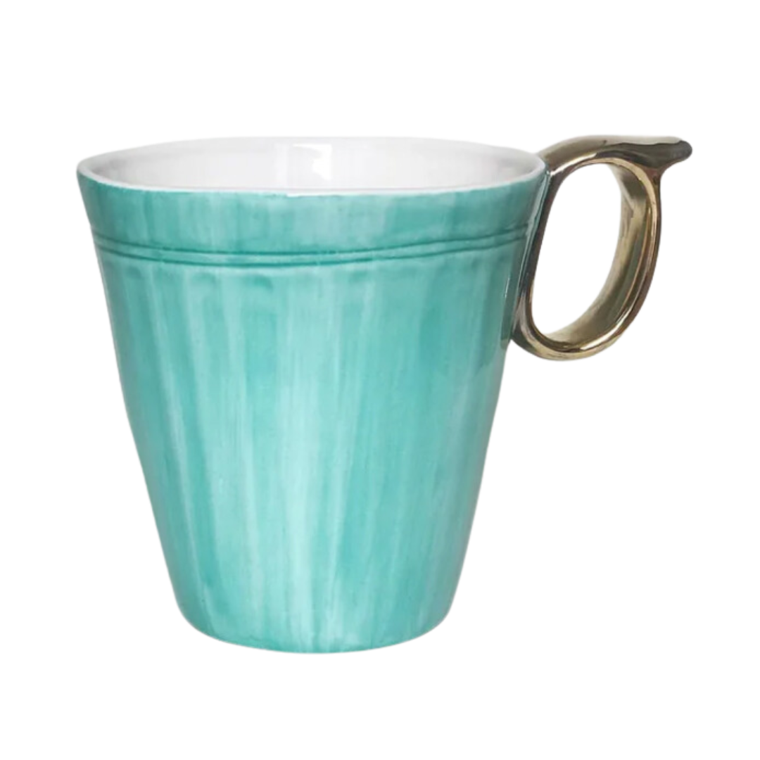 Malmo Medium Mug | Ribbed | Nile