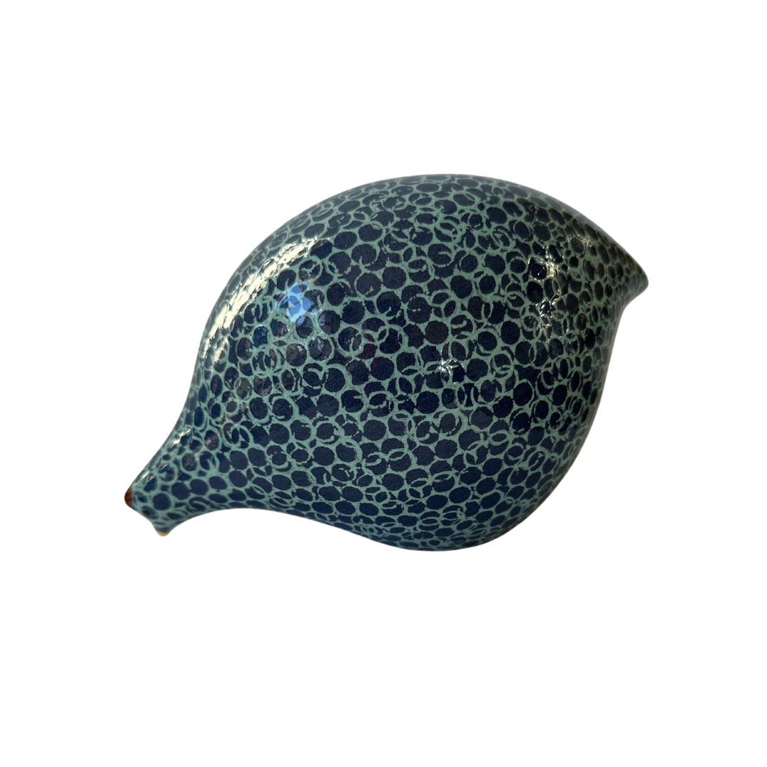 Quail | Blue with turquoise spots | Pecking