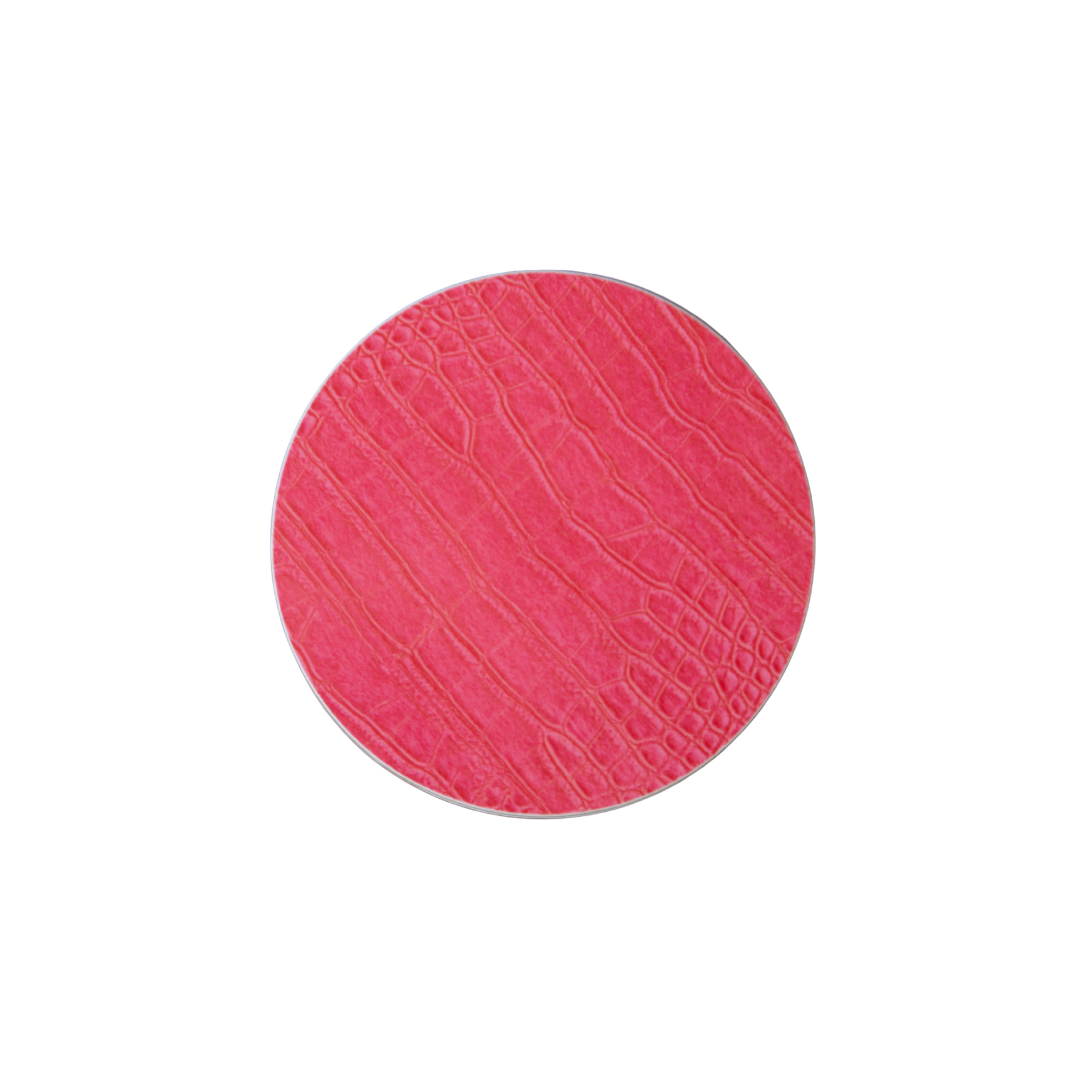 Fushia pink croc design coaster | osski
