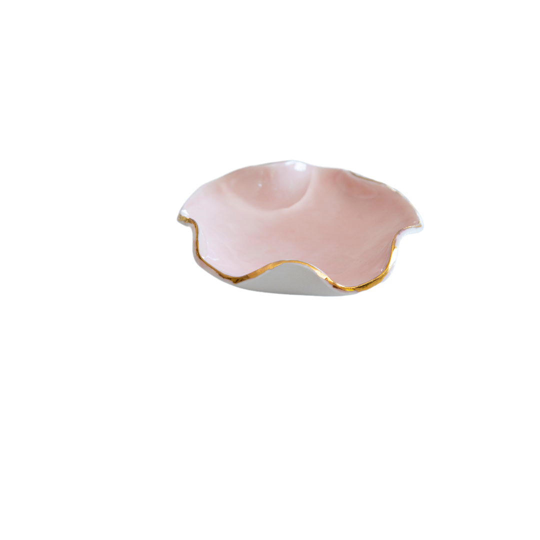 Pink Joanna Ling trinket dish