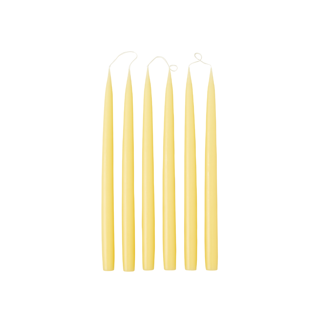 Tapered candle | yellow | osski