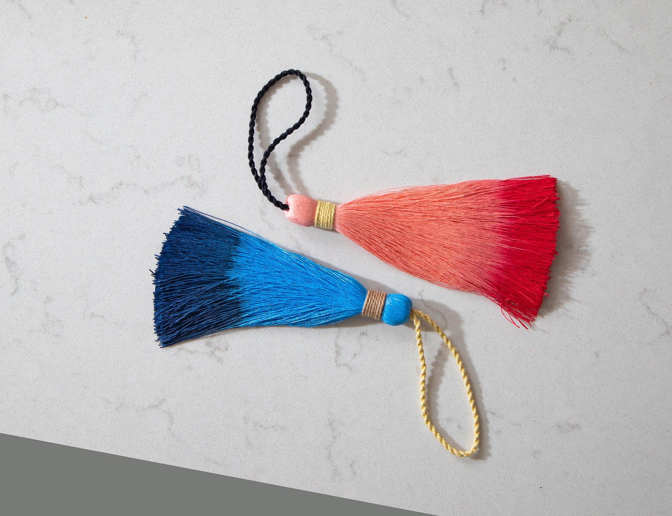 Key tassels | Bubblegum and blue | Jessica Light