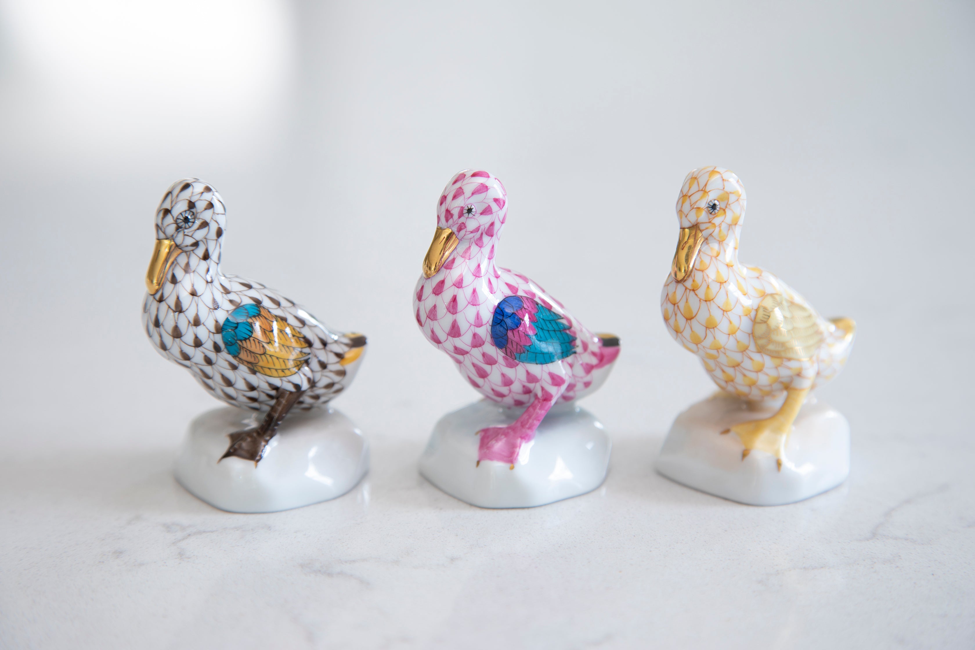 Vintage Herend ducks