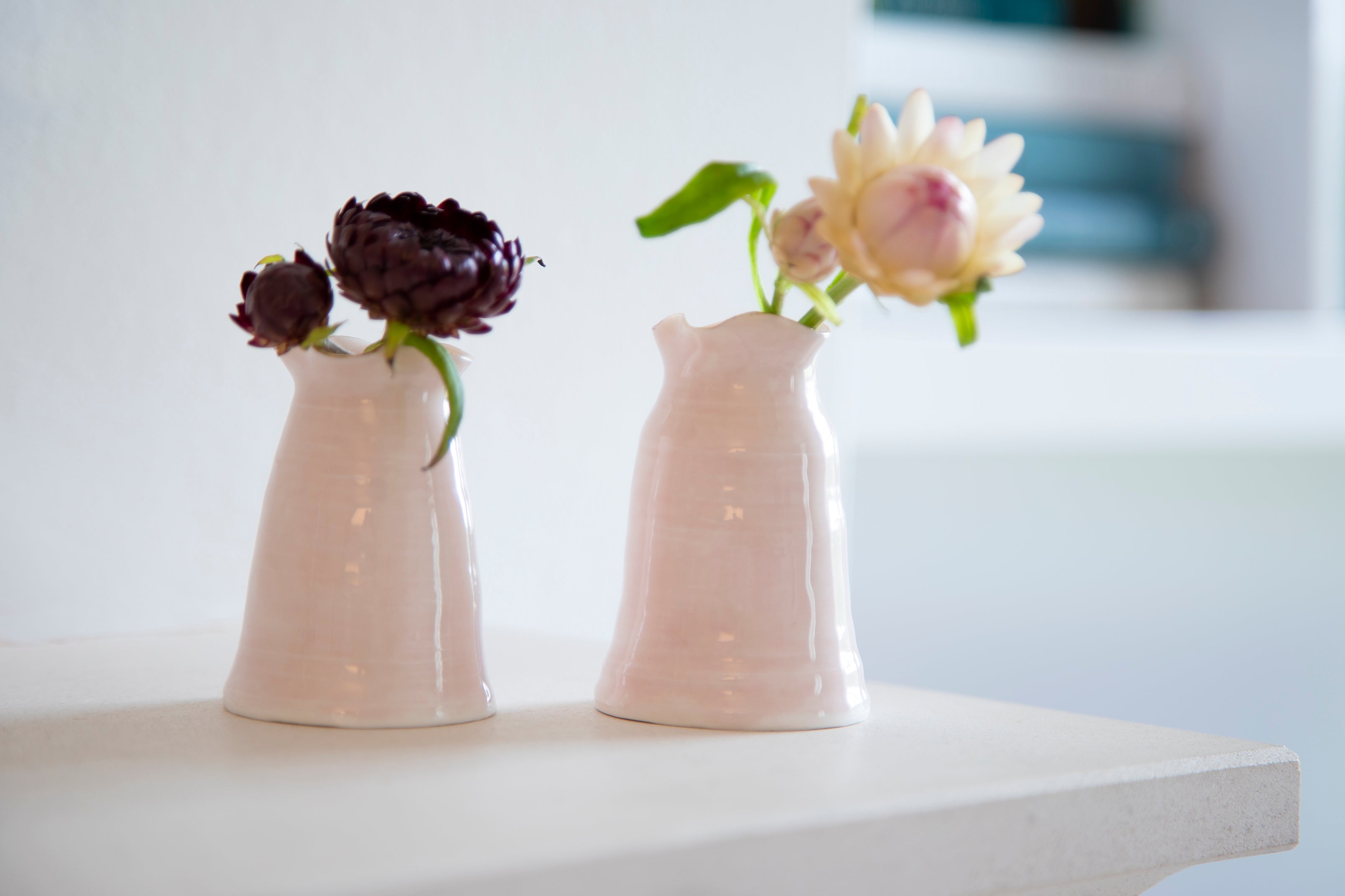 pink Joanna Ling bud vase