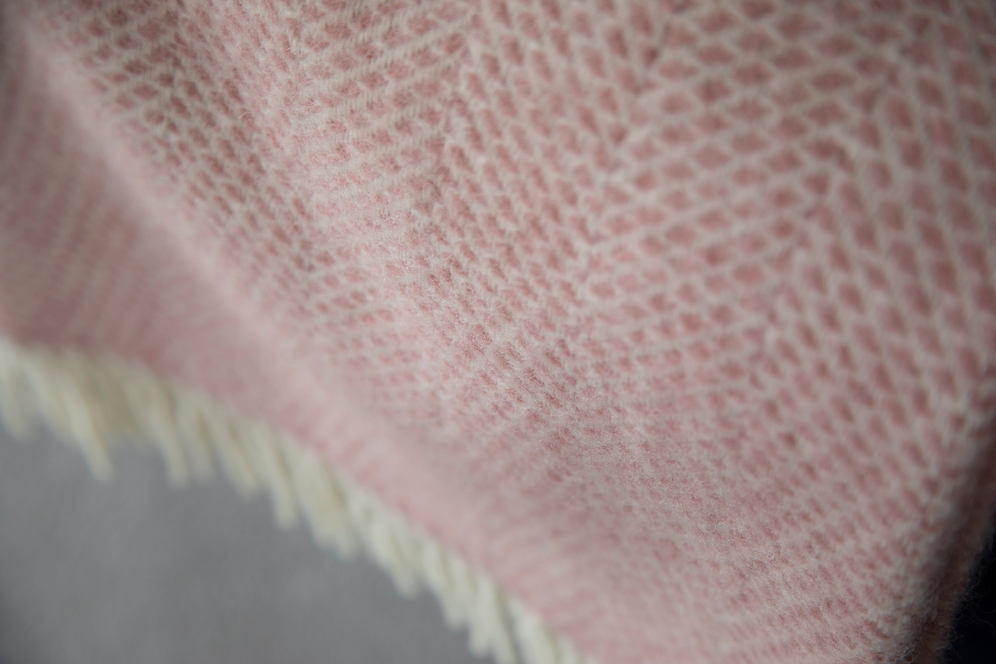 pink wool blanket