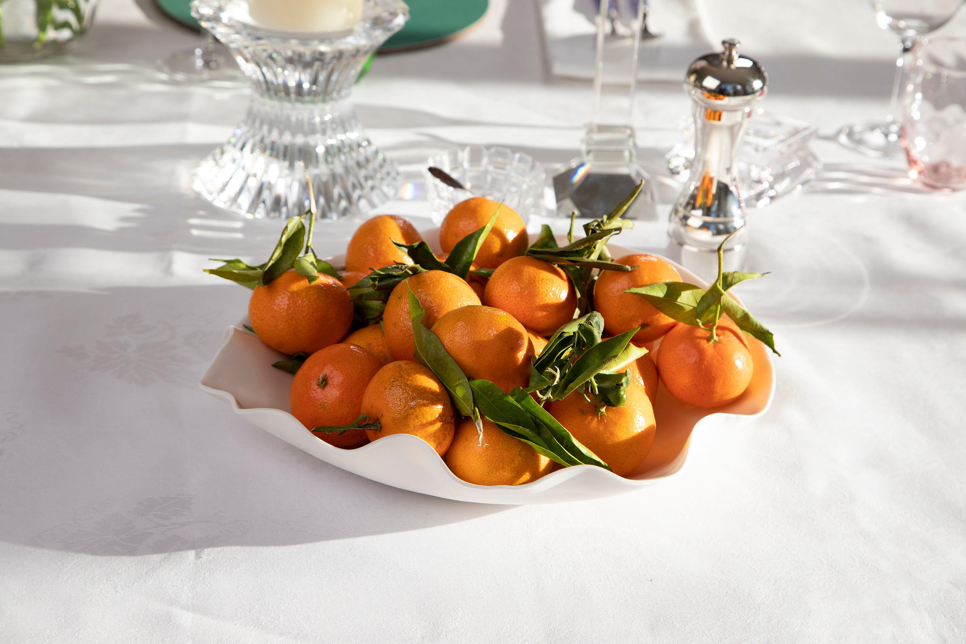 Wave Bowl | 30cm | White