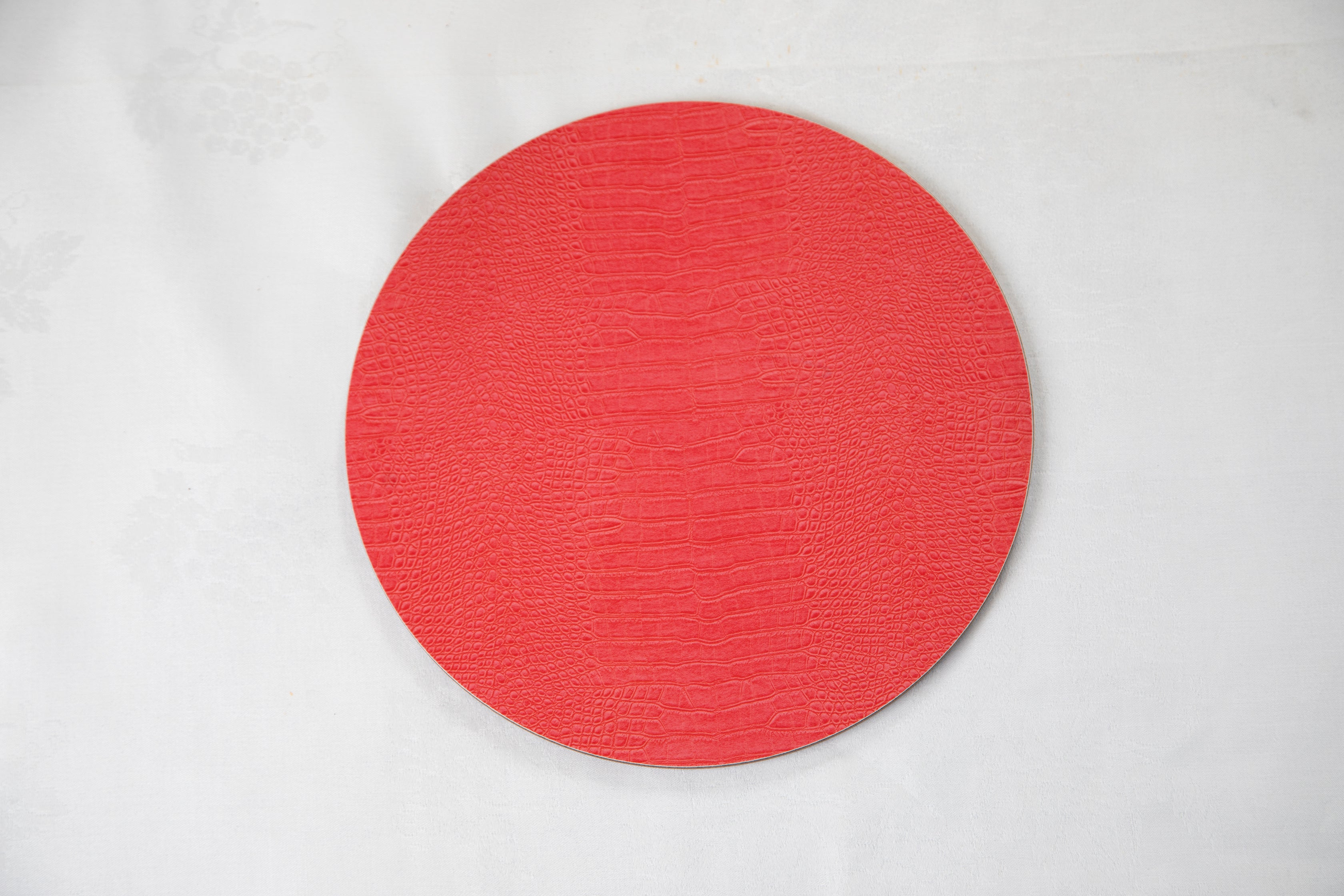 Balu pink crocodile print placemats