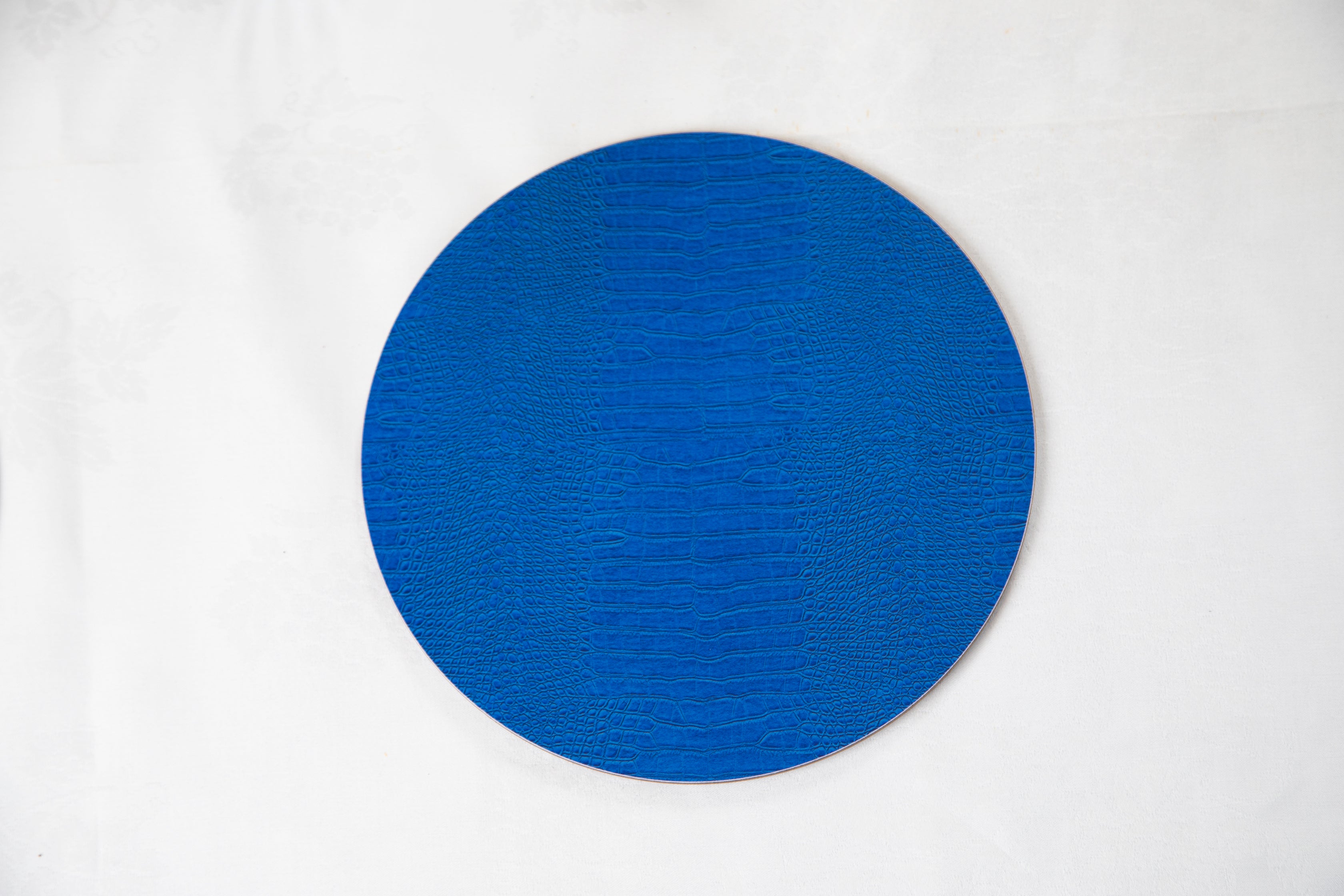 Balu blue crocodile print placemats