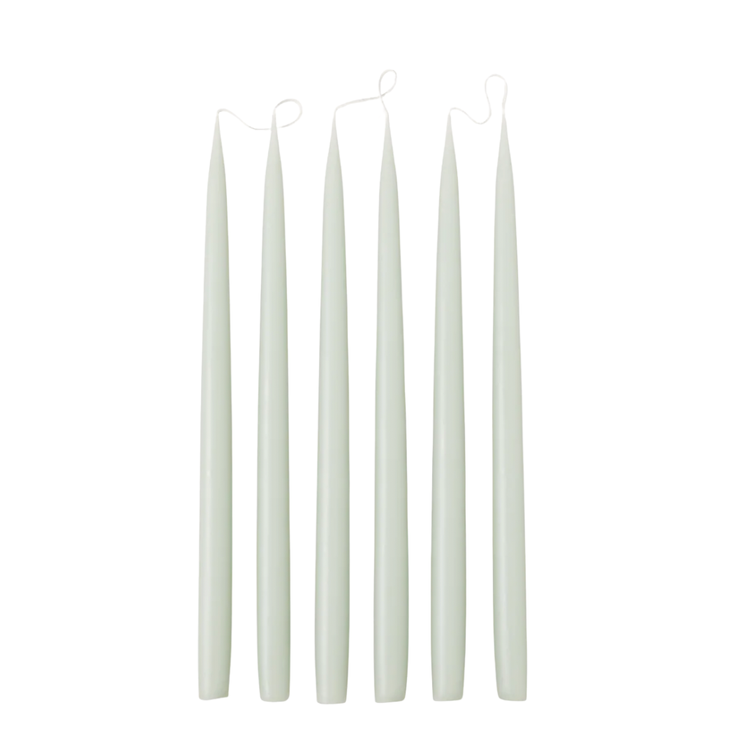 Tapered candle | pale green | osski