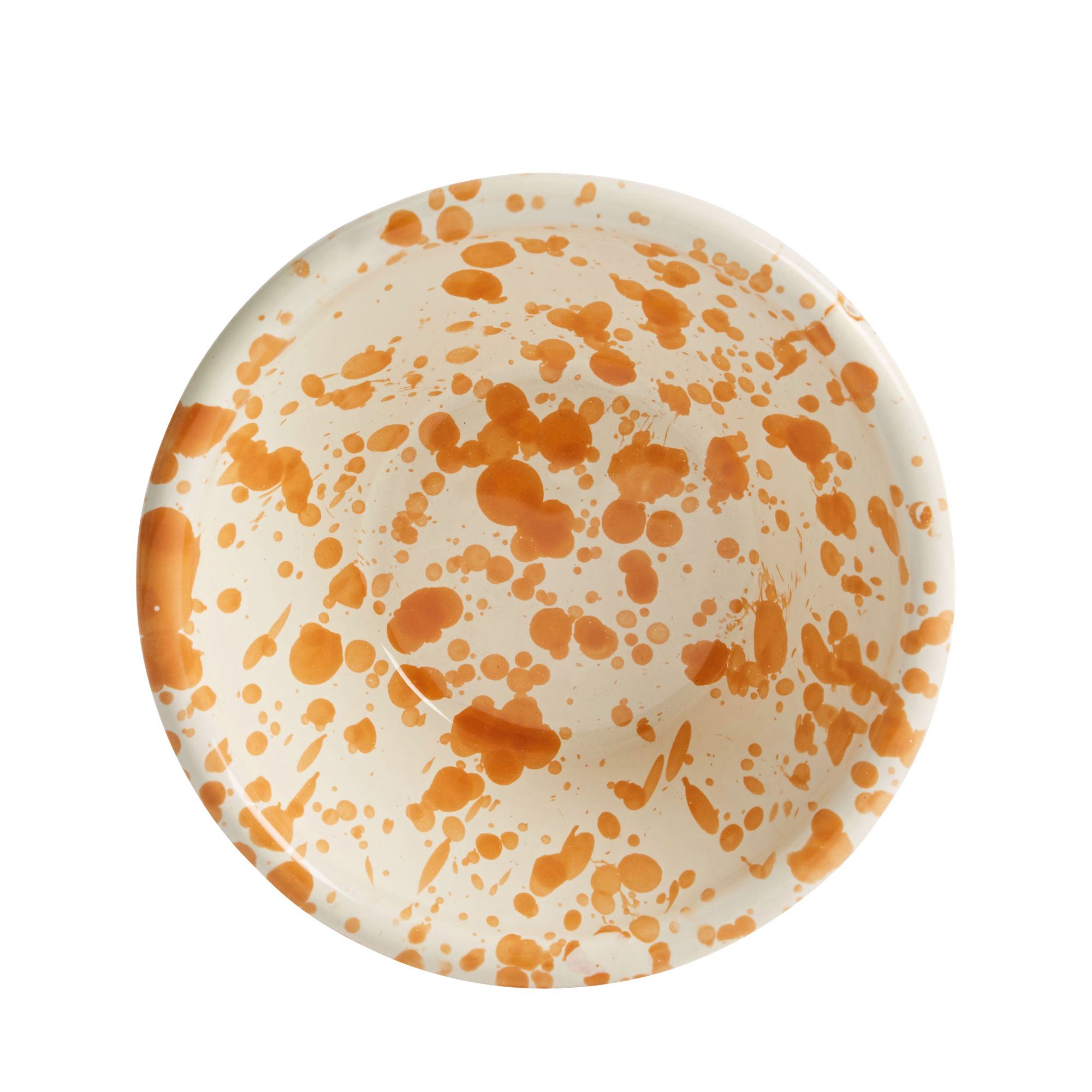 Hot Pottery nut bowl in burnt orange