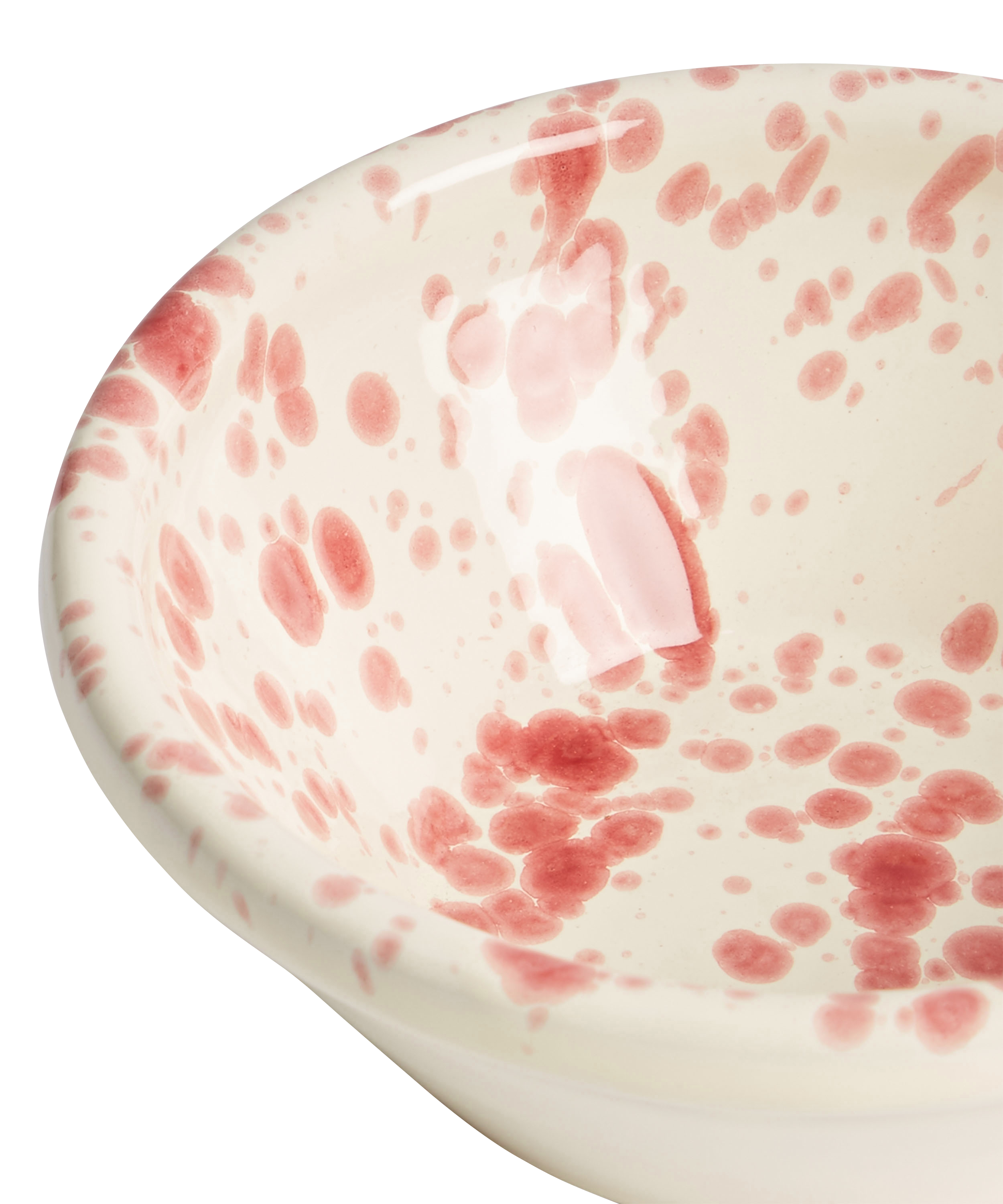 Hot Pottery Nut bowl in cranberry