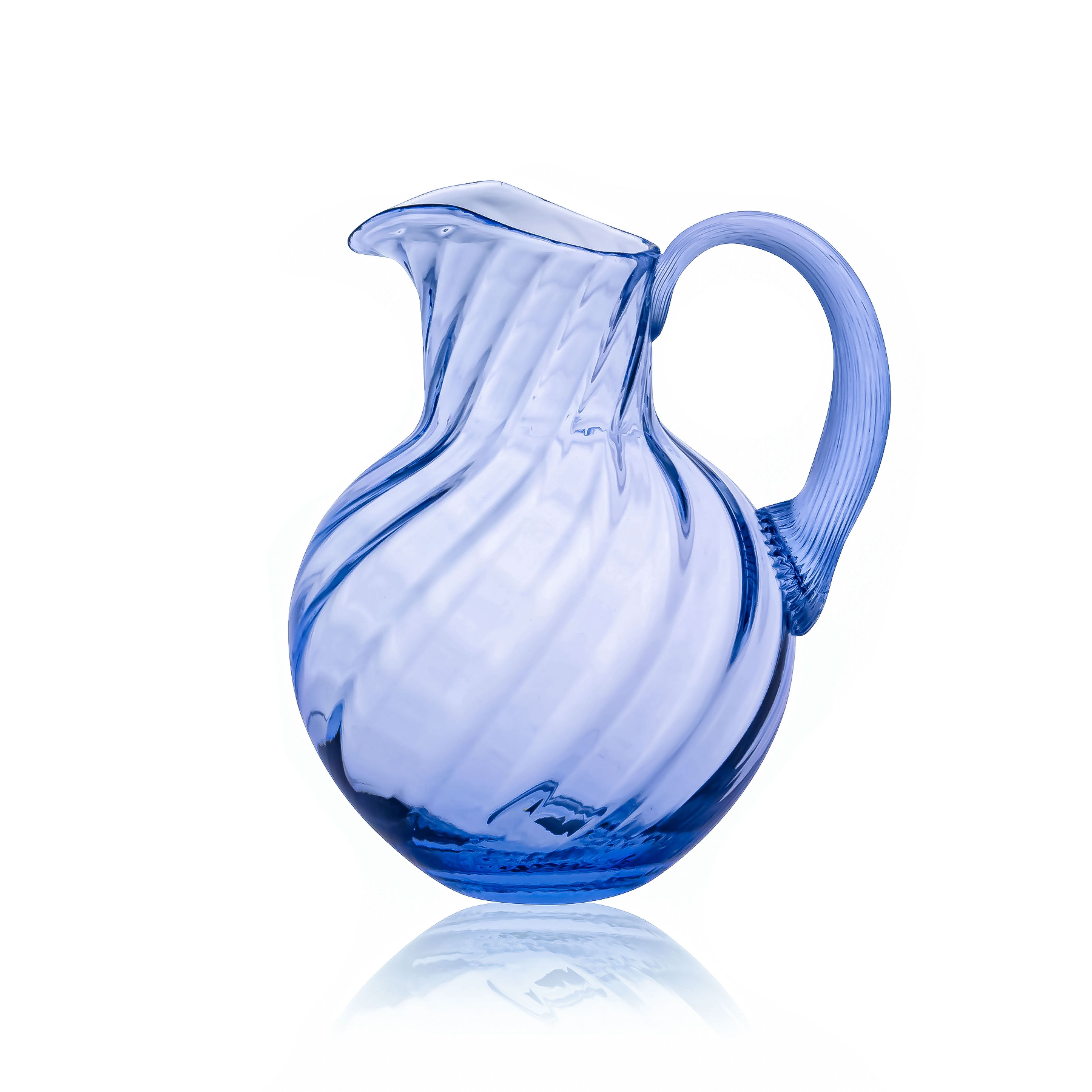 Marika Crystal Jug | Light Blue