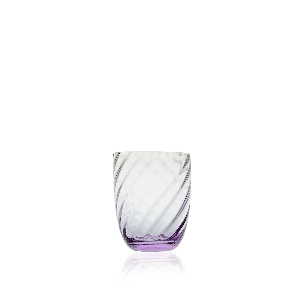 Crystal tumblers | lilac swirl | osski