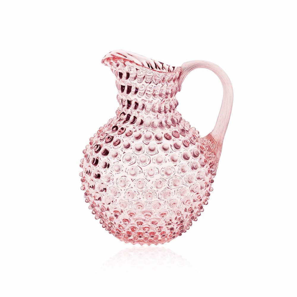 Hobnail Jug | Pink