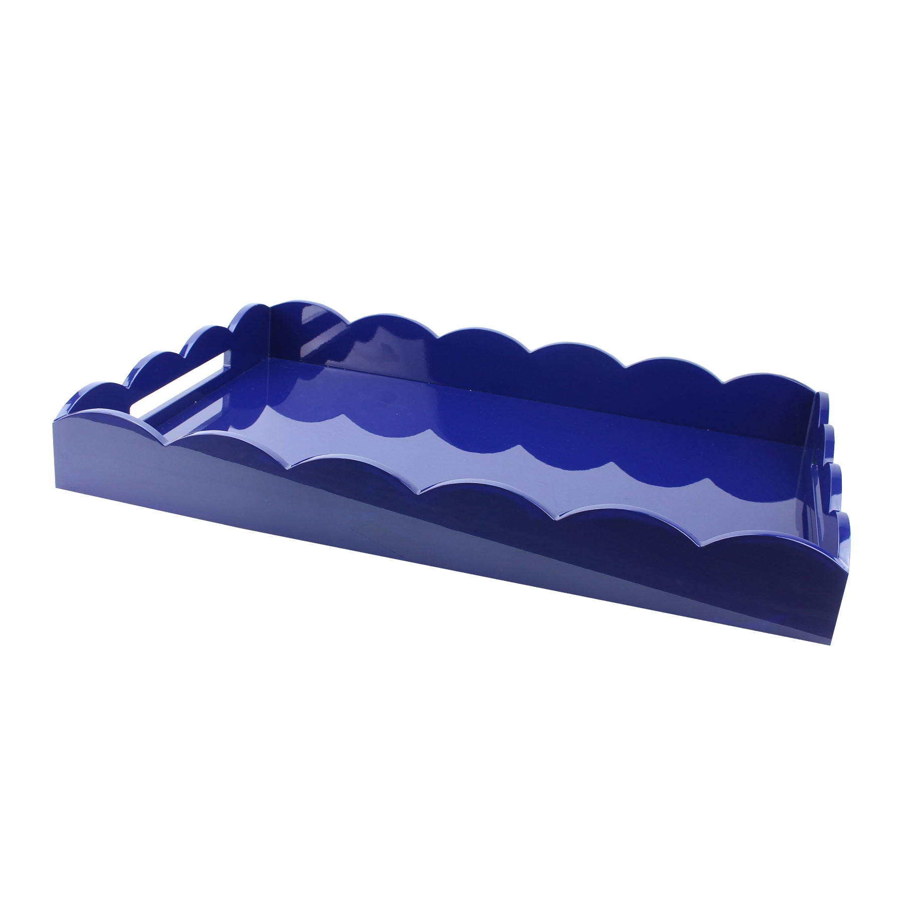 Scalloped tray | Navy | Addison Ross