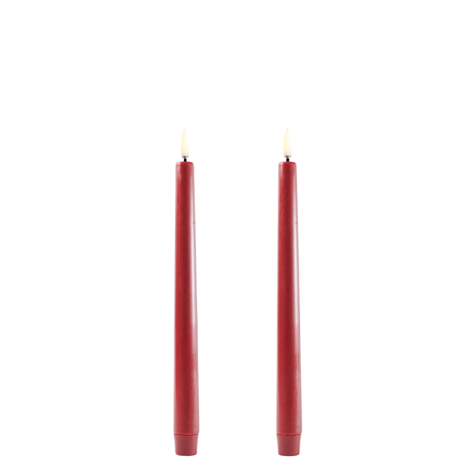 A Pair of LED Taper Candle | 25cm | Various colours