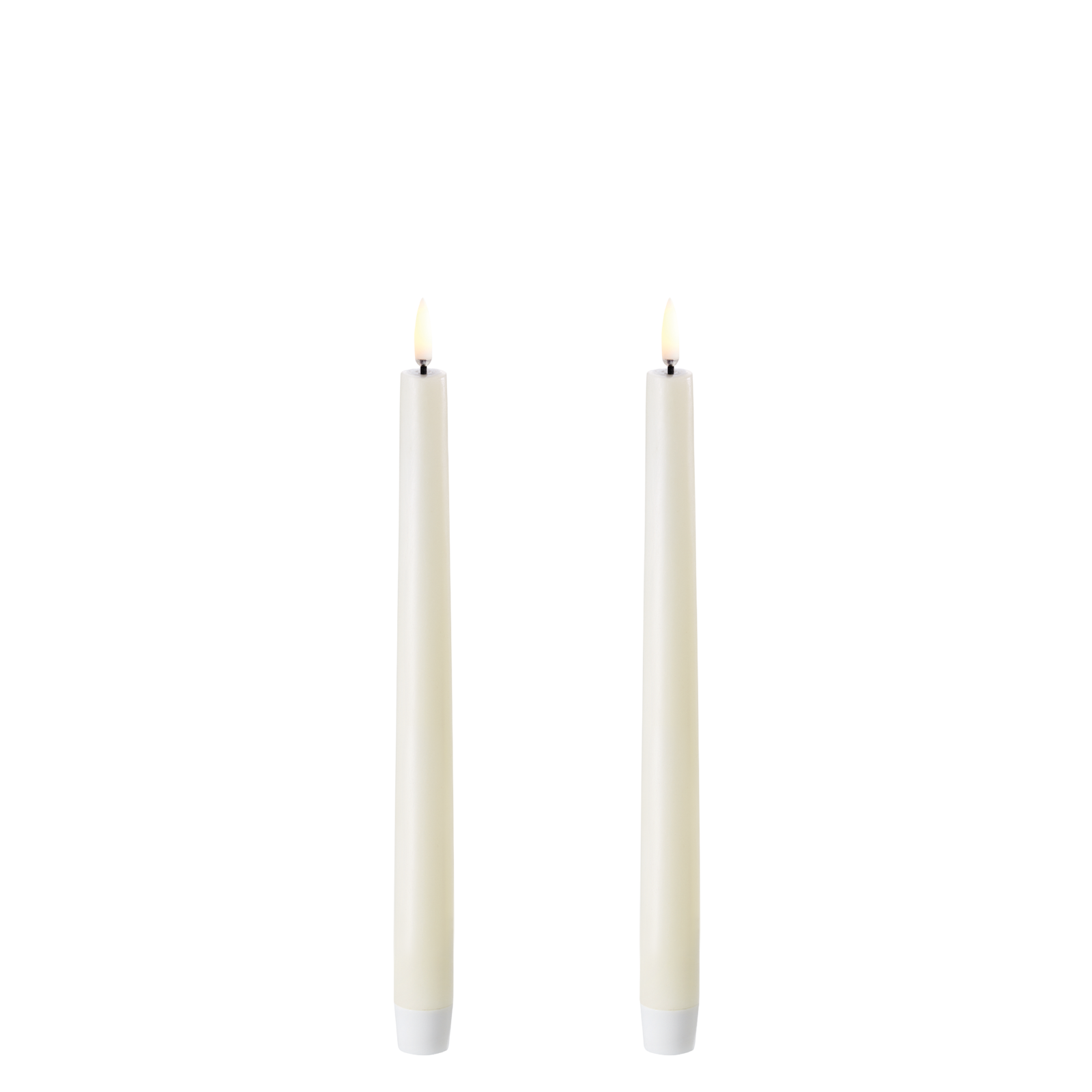 A Pair of LED Taper Candle | 25cm | Various colours