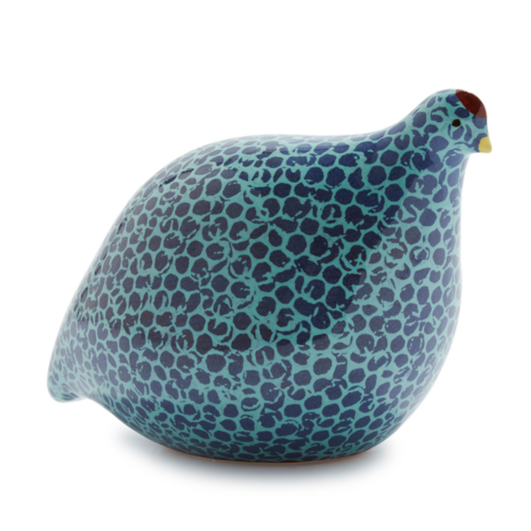 Quail | Blue with turquoise spots