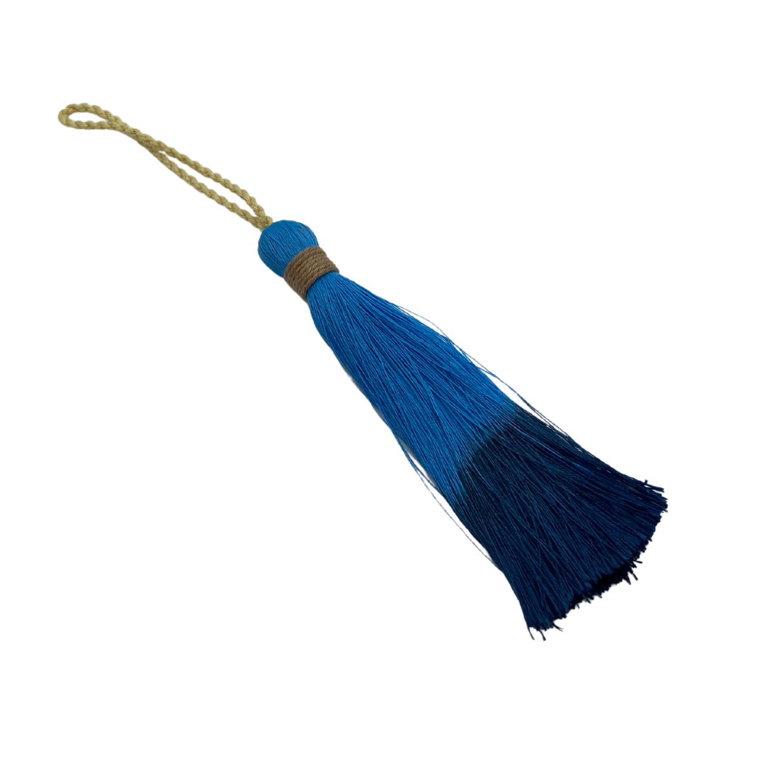 Key tassel | Chambrey blue | Jessica light