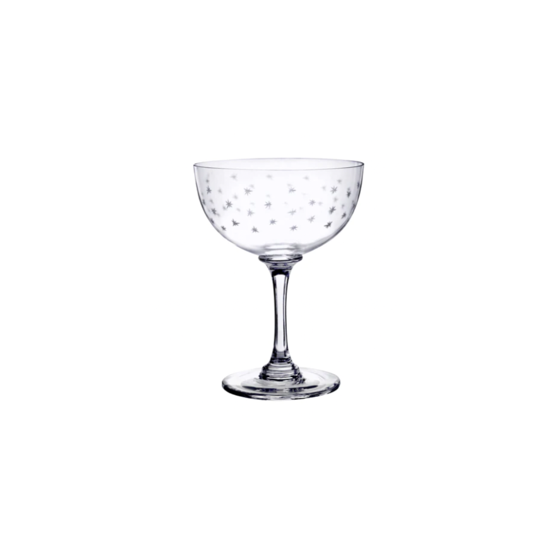 Star champagne coupe