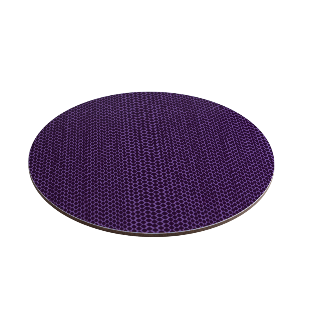 Snake print place mat in amethyst, purple