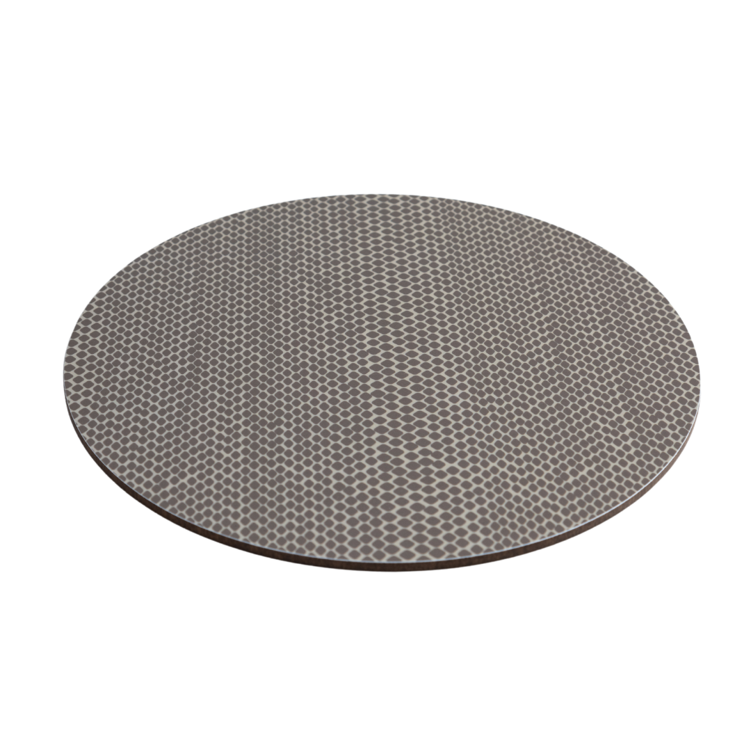 snake print placemat in mole