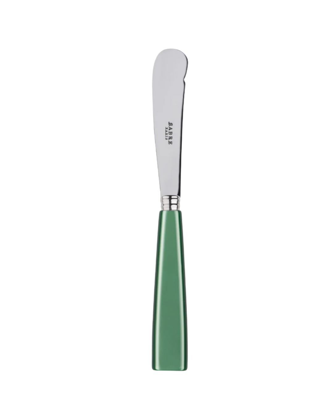Green icone sabre butter knife