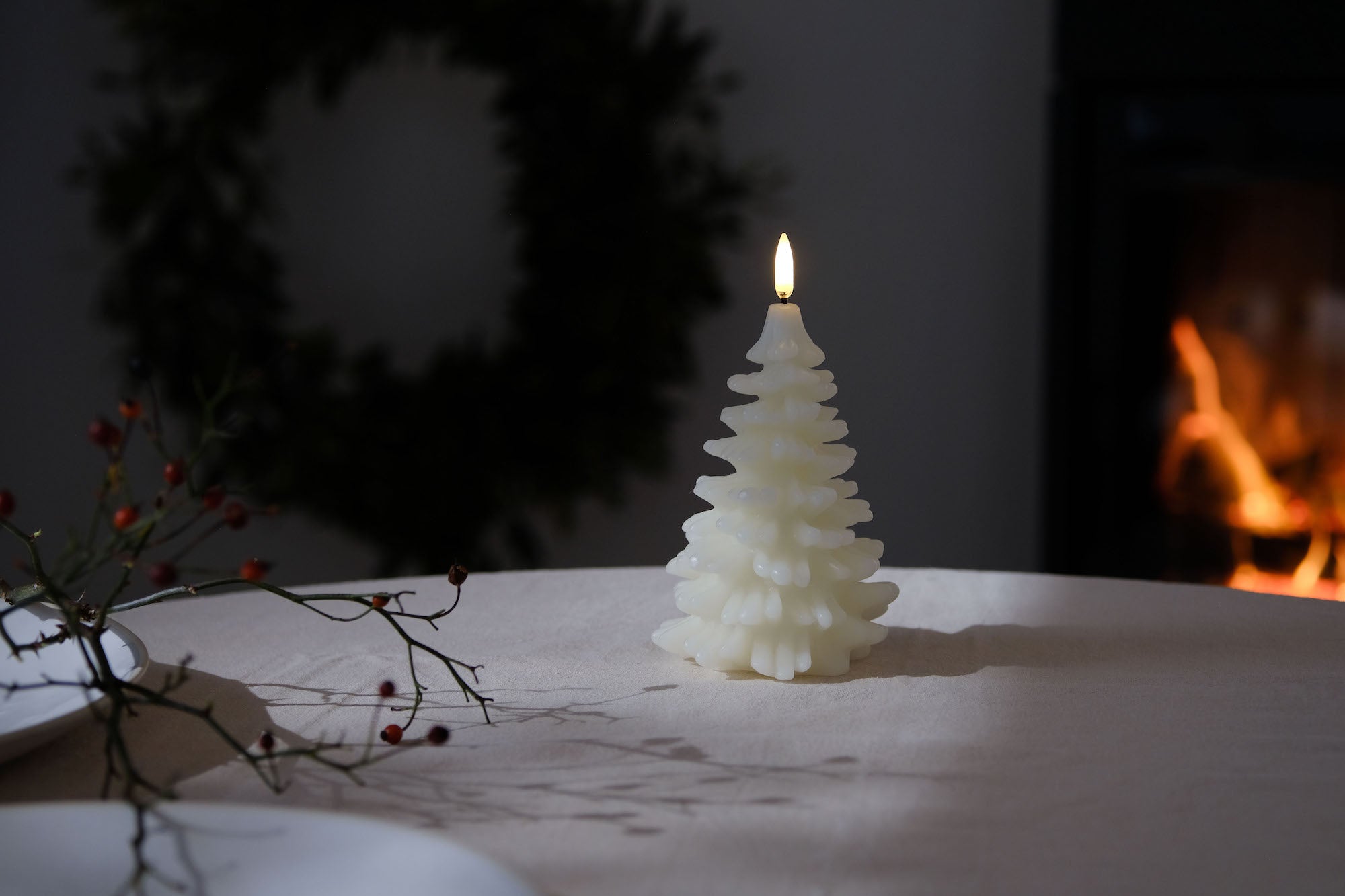 LED Christmas tree candle