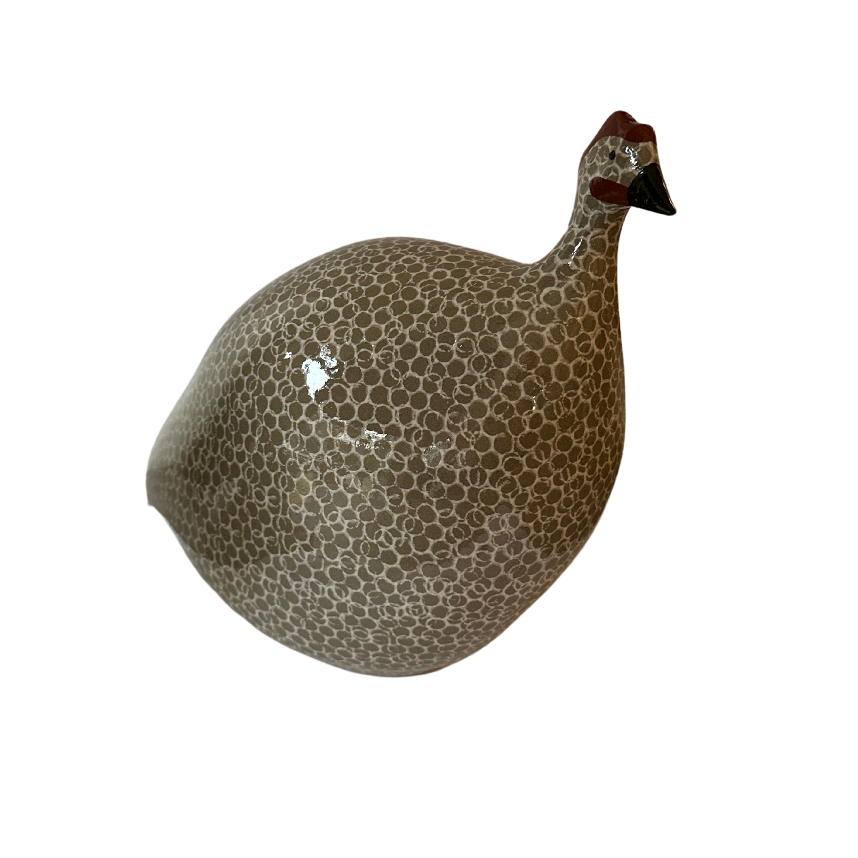 Guinea Fowl | Grey with white spots | Large
