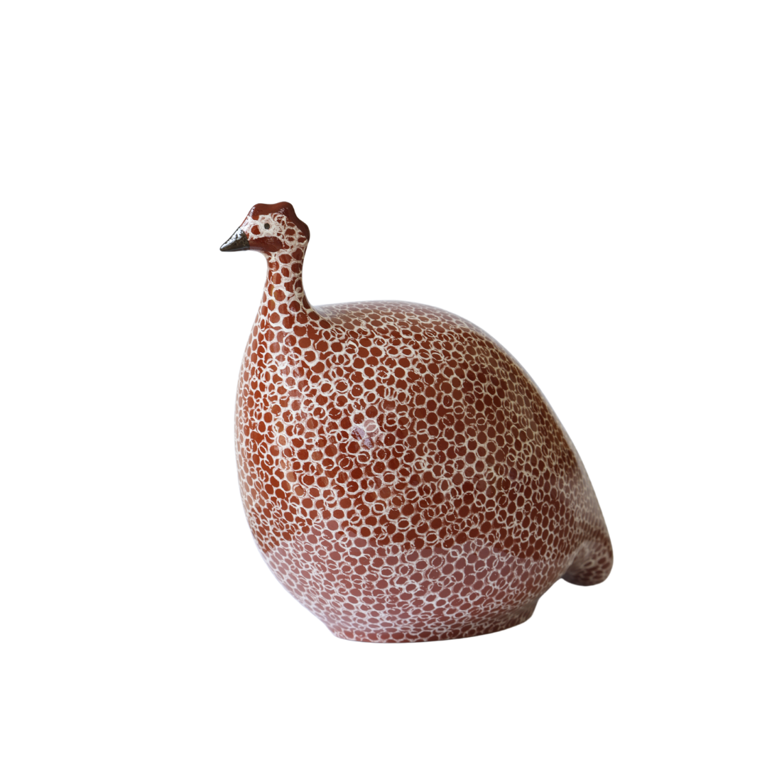 Guinea Fowl | Red with white spots | Large