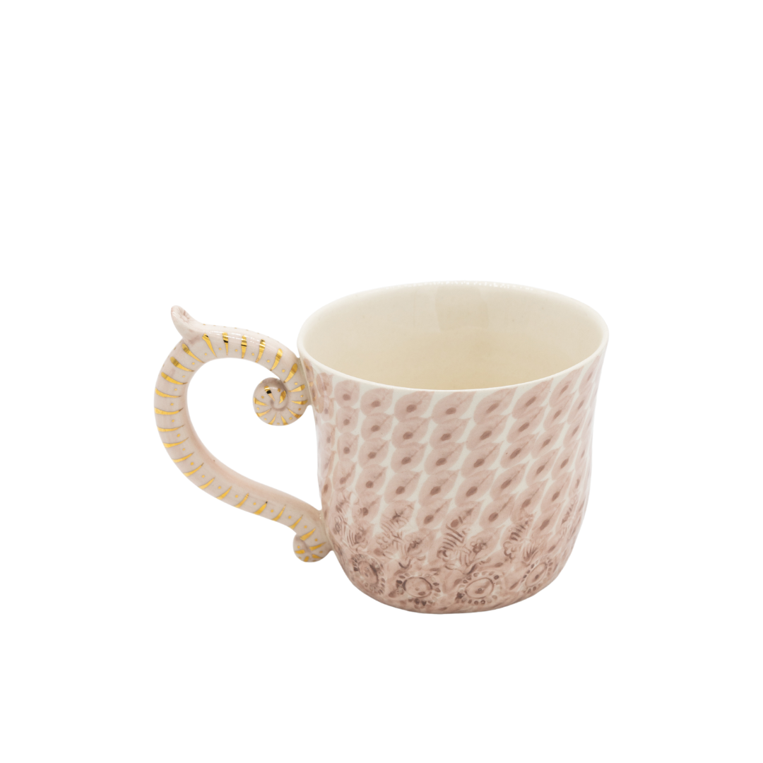 Pink Miranda Berrow tea cup
