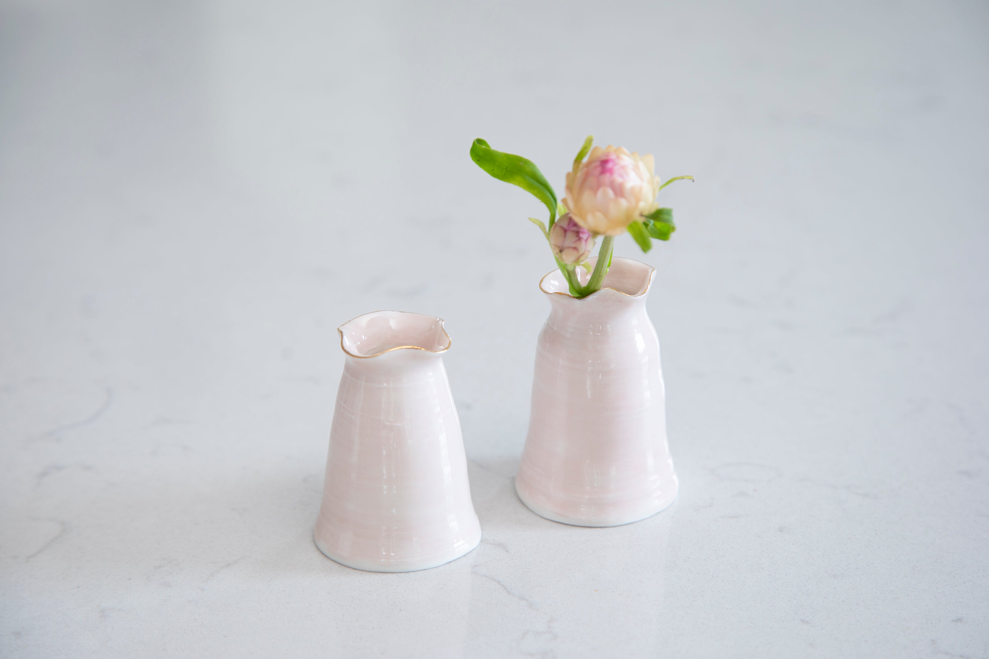 pink Joanna Ling bud vase
