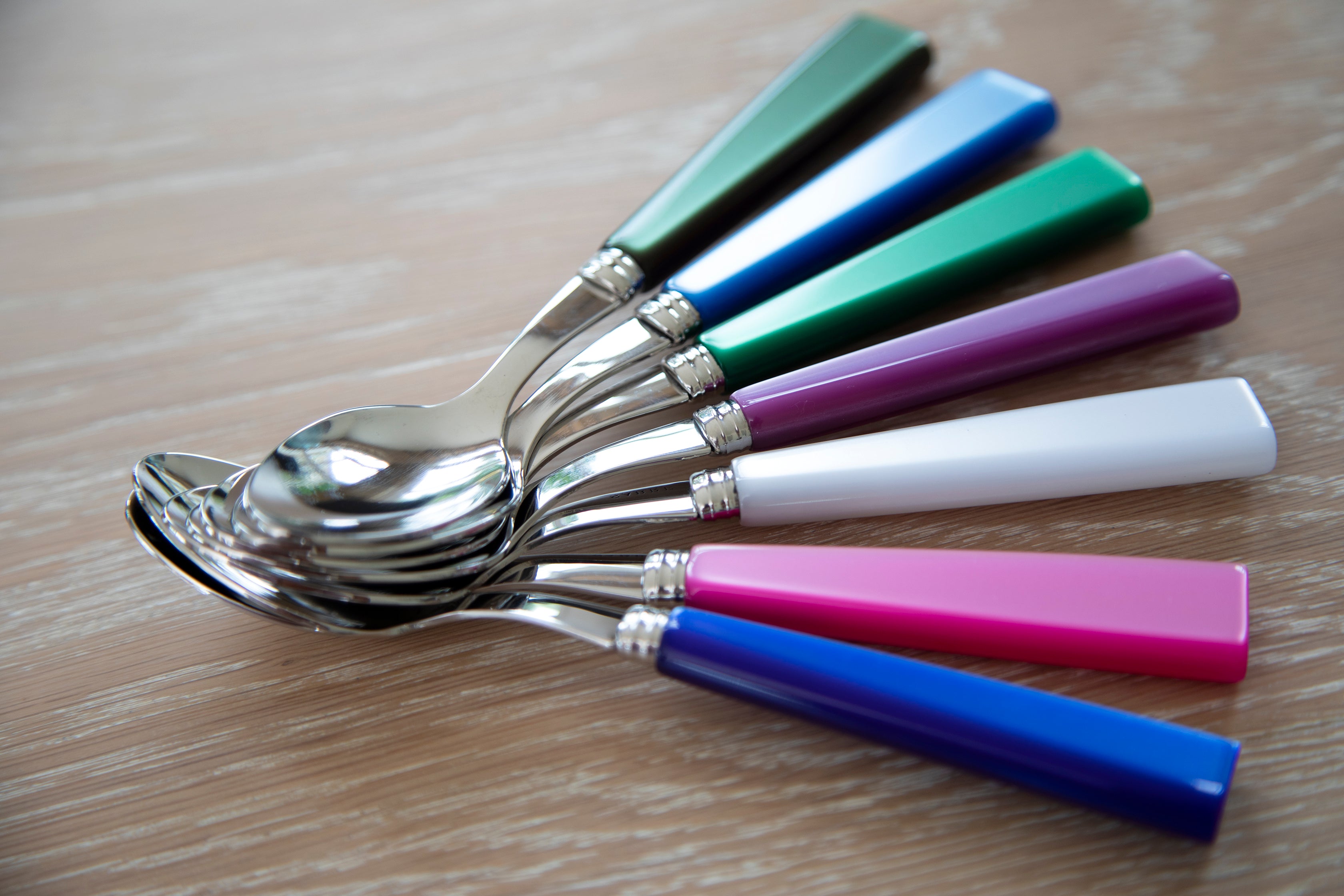Sabre Icone teaspoons, various colours