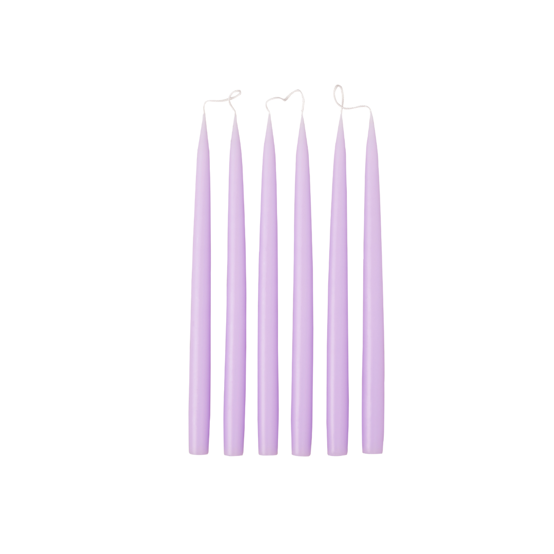 Tapered candle | pastel purple | osski