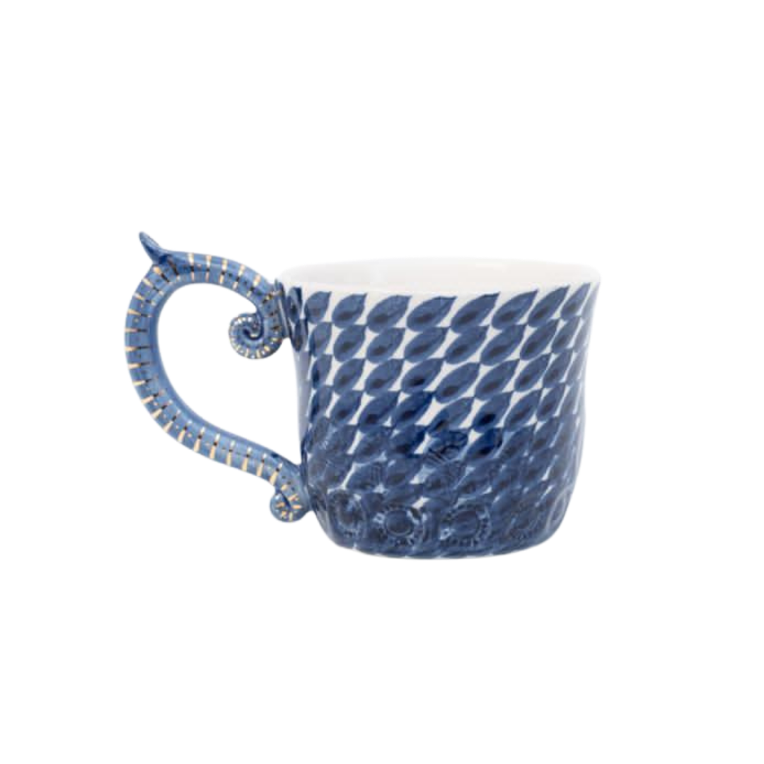 Tea cup | navy dash | miranda berrow | osski
