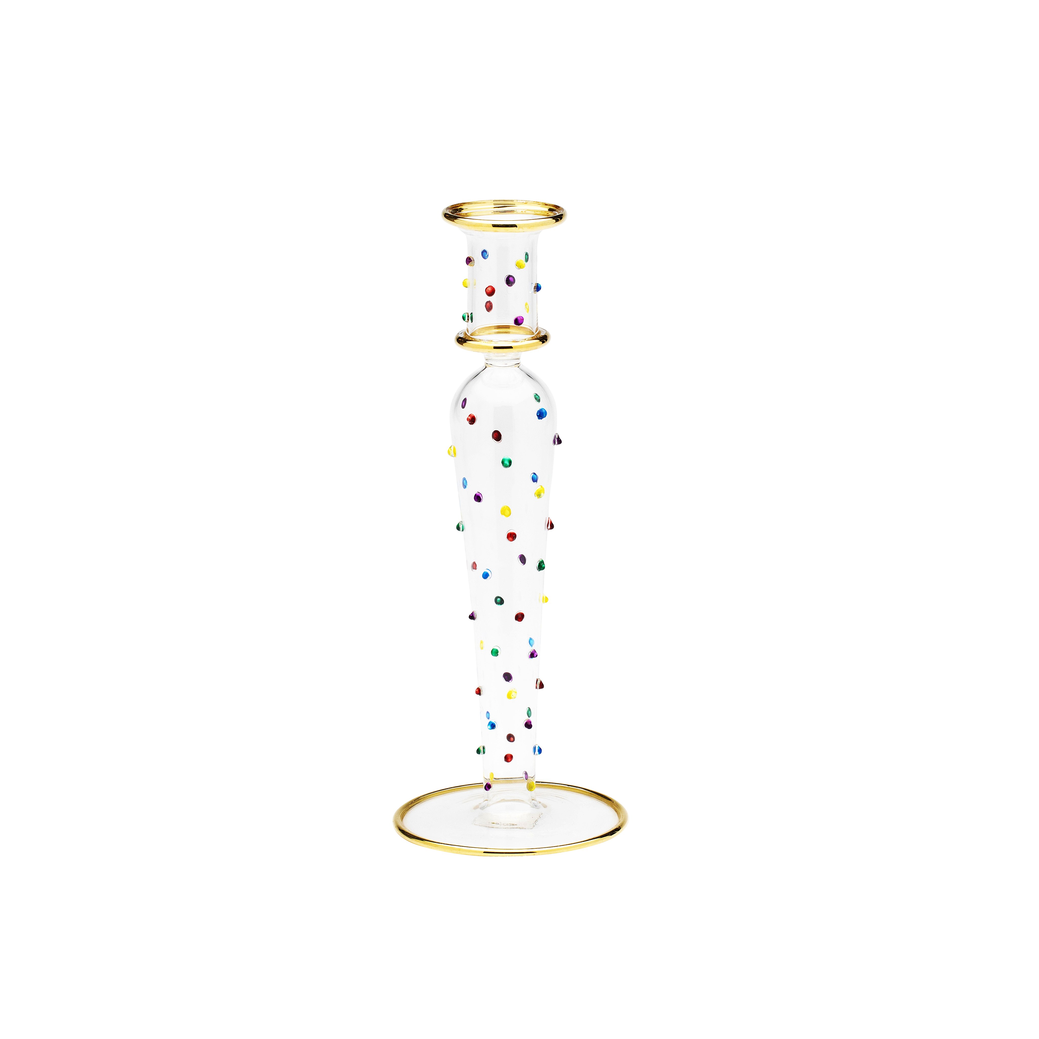 Candle holder | Confetti multi coloured dots