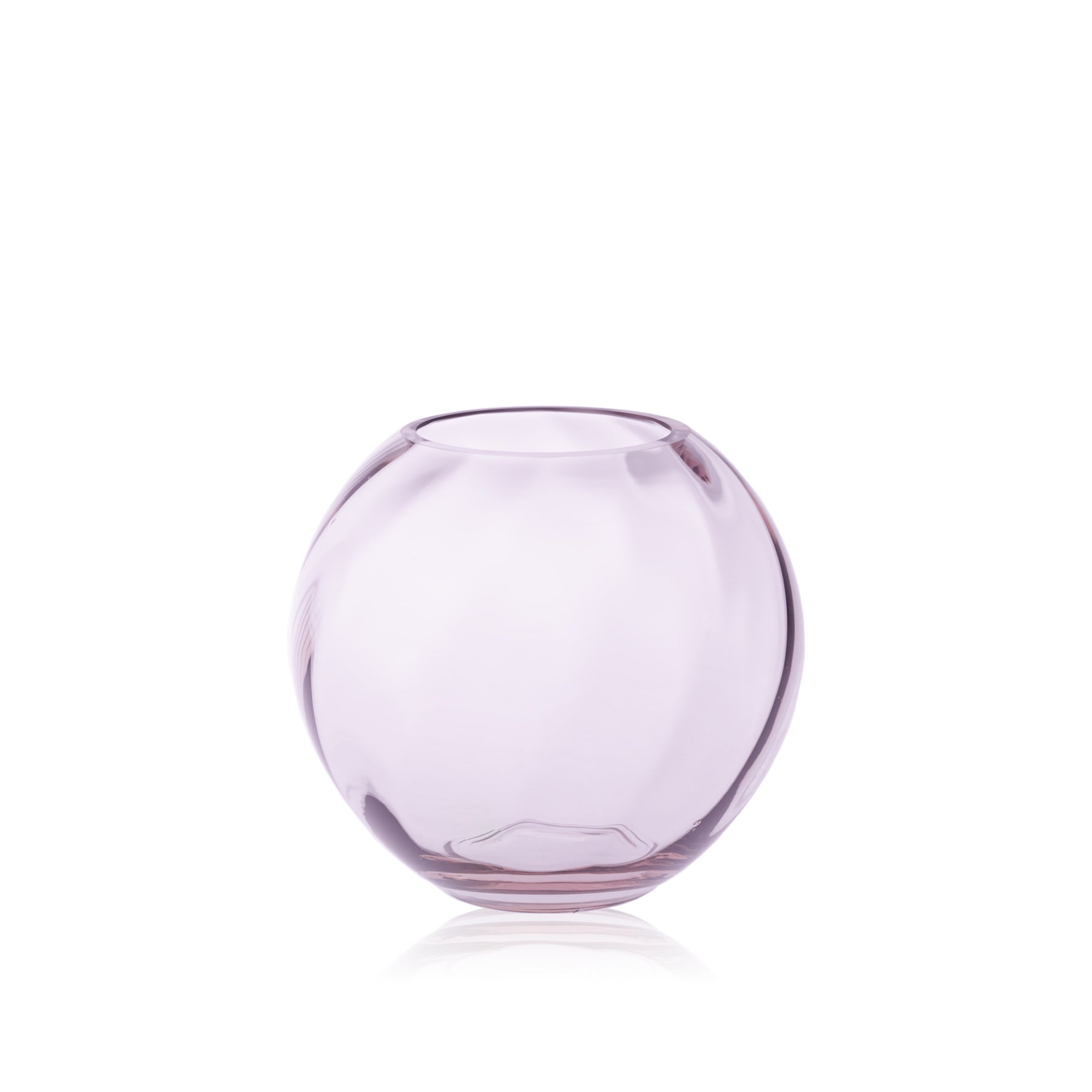 Crystal vase | lilac | osski