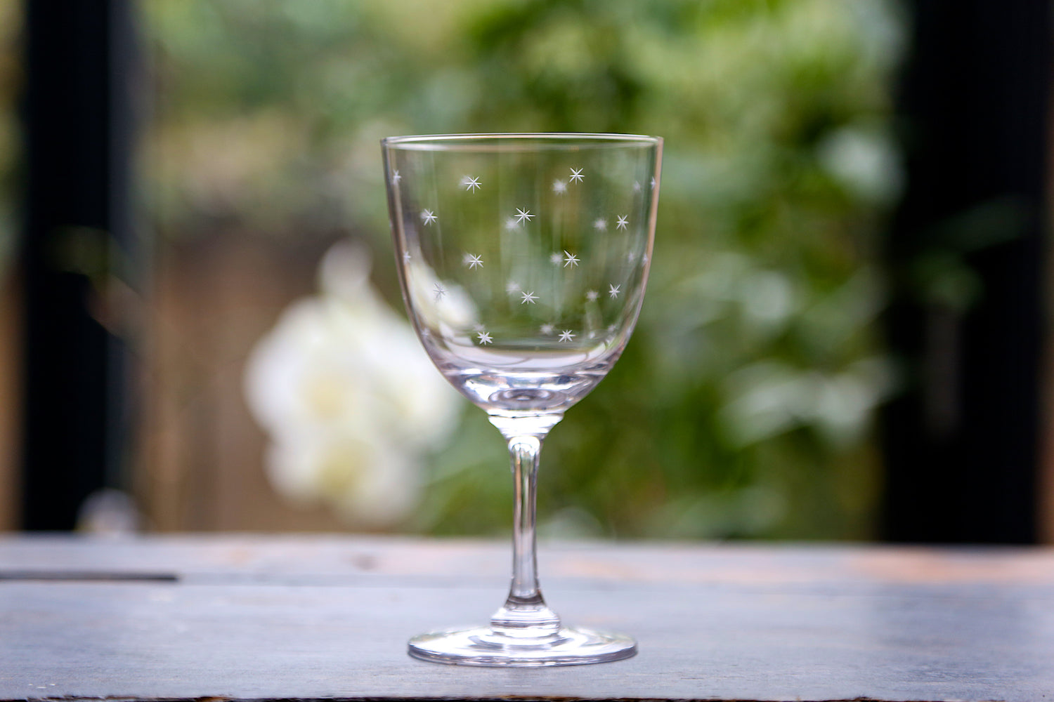 Crystal Wine glasses| Stars design | OSSKI