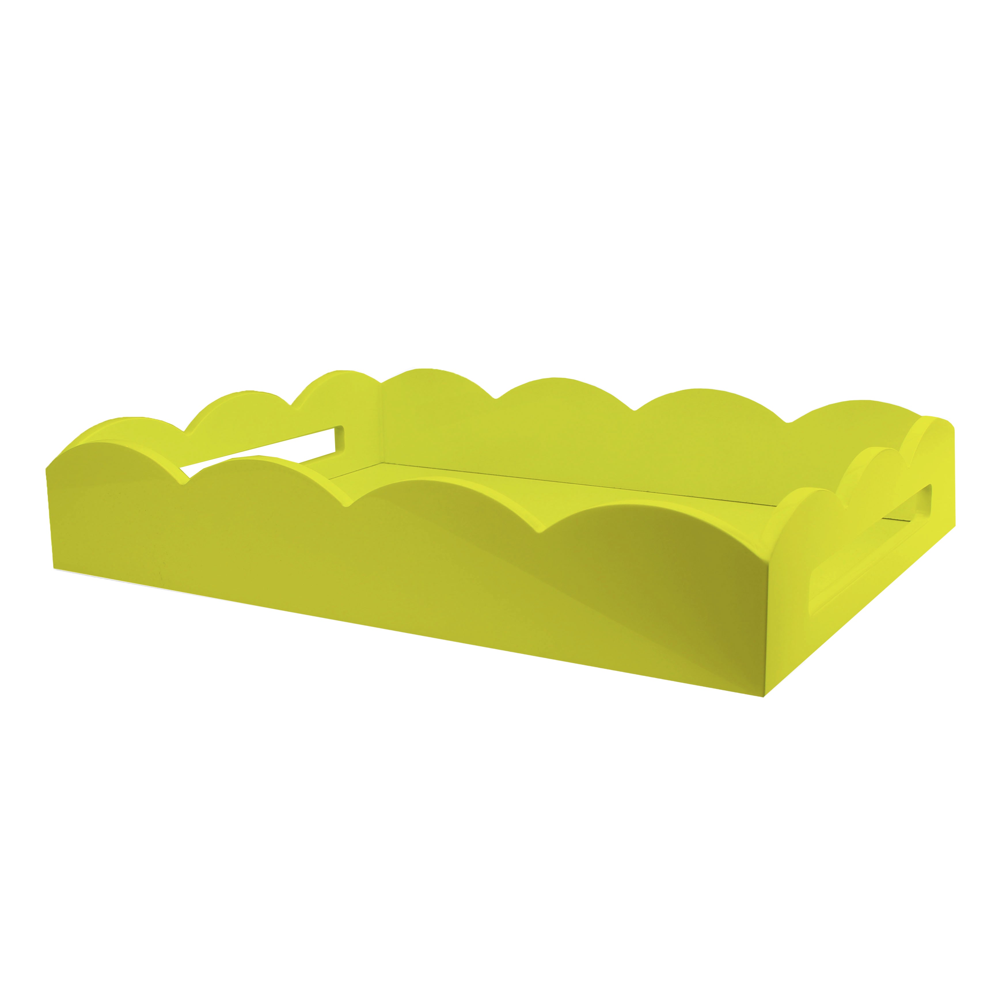 Scalloped tray | medium yellow | Osski